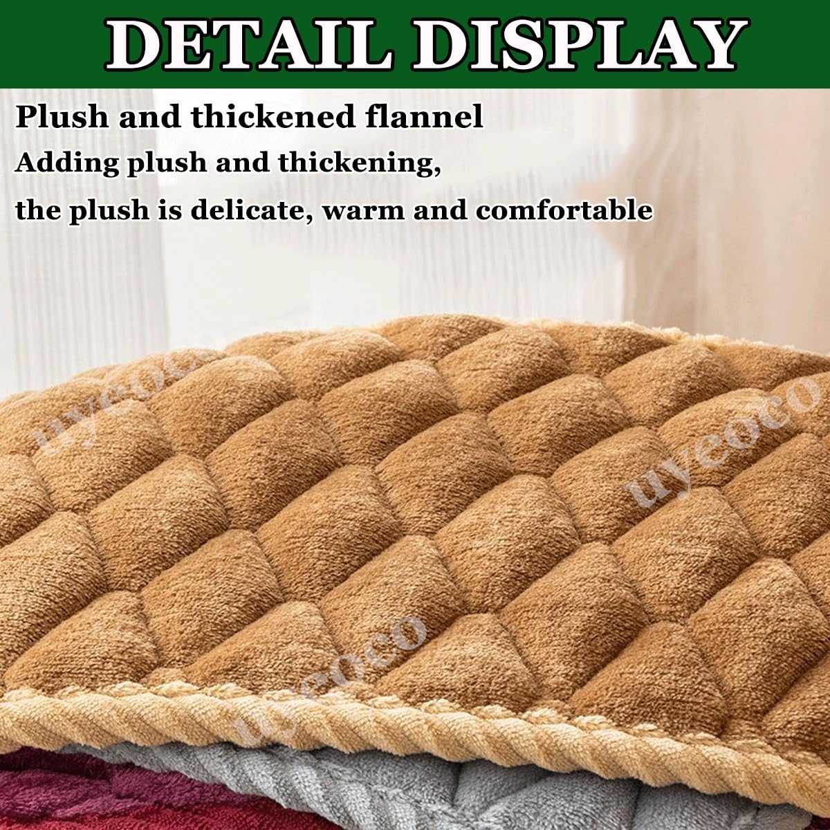 Galette Chaise 30x30 Coussins De Chaise 30x30cm - Housse Lavable - Intérieur Extérieur - Jardin Salle à Manger - Galette De Chaise Confortable Coussin Jardin Terrasse