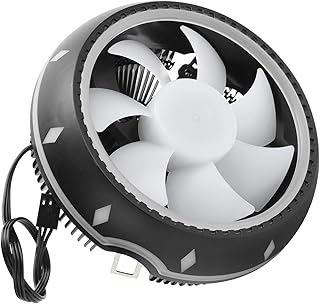 RGB CPU Cooling Fan 38CFM 2000RPM 3pin Air Cooler Heatsink for Intel LGA775/1150/1151/1155/1156/1366/for AMD FM2/AM4/FM1/AM3+/AM3/AM2