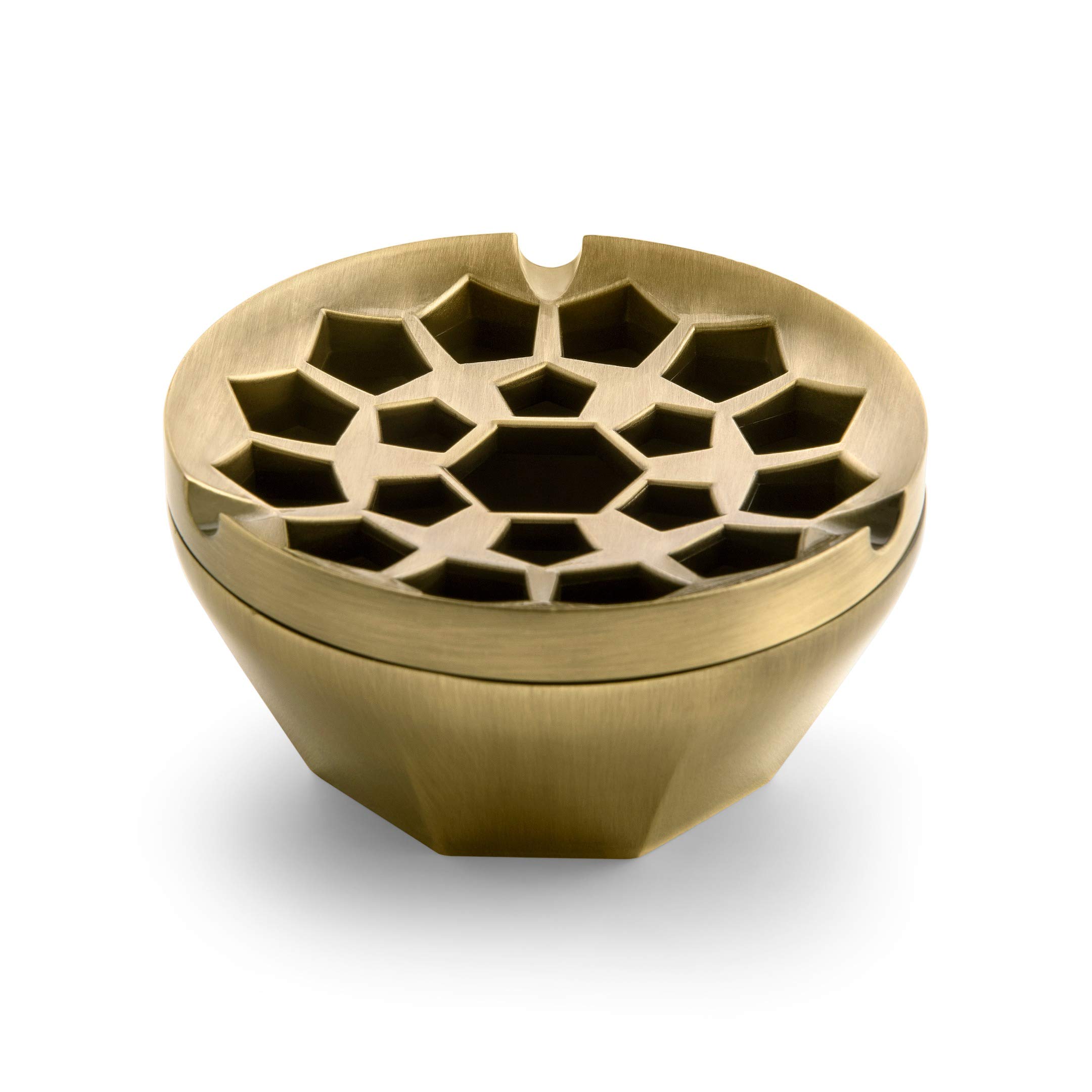 Wild Magma - Wind Ashtray, Round, Bronze