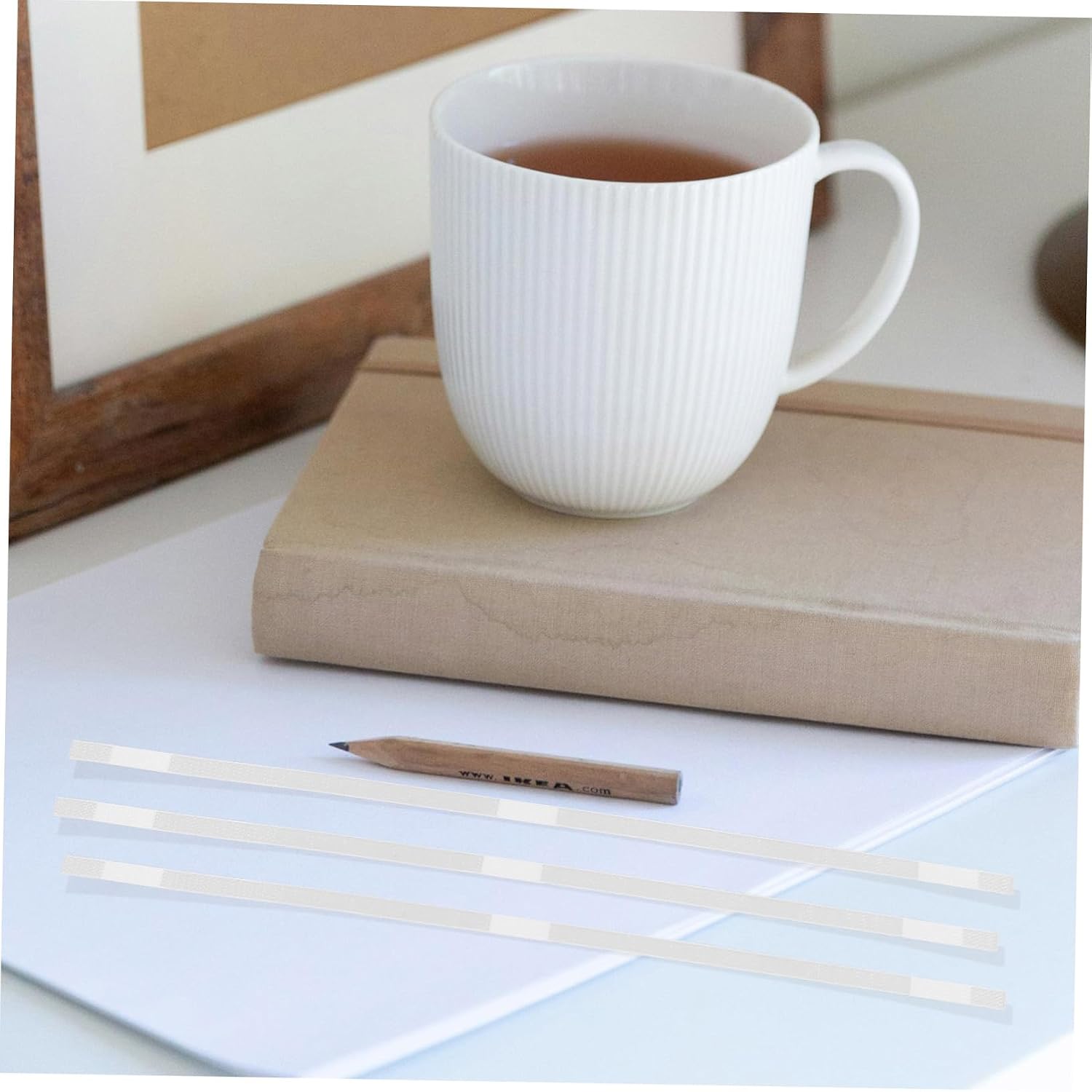 50pcs Efficient Book Binding Glue Strips Wide Hot Melt Adhesive Thermal Binding Strips for Scrapbooking and Document
