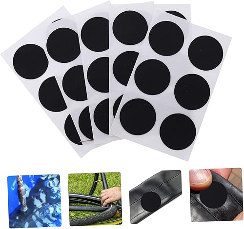 Miniatura 7 de BESPORTBLE Parche de reparación de neumáticos de bicicleta, parche de reparación de neumáticos de bicicleta, parche autoadhesivo para neumáticos,