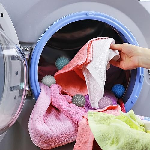 Miniatura 6 de Paquete de 4 bolas de secado reutilizables no tóxicas (gris)