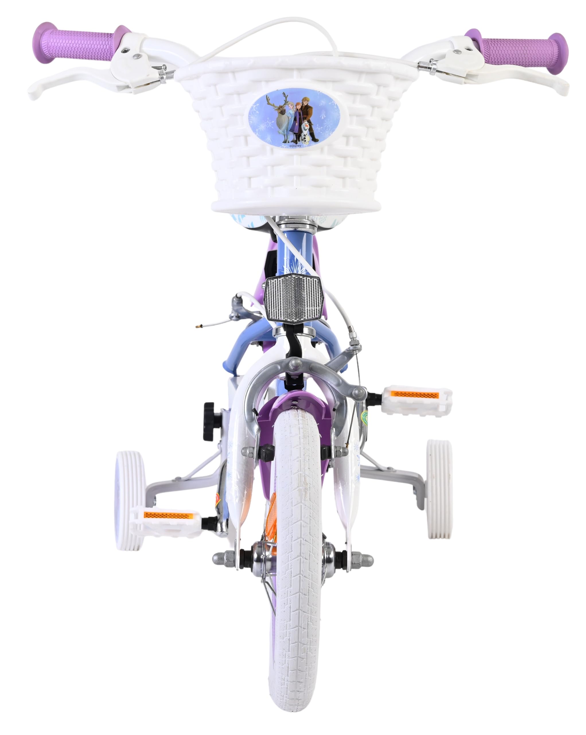 Volare Kinderfahrrad | 3–5 Jahre | Doppelte Handbremse, abnehmbare Stützräder, Pedalreflektoren & Trinkflasche | Verstellbarer Sattel | Geschenk für Mädchen