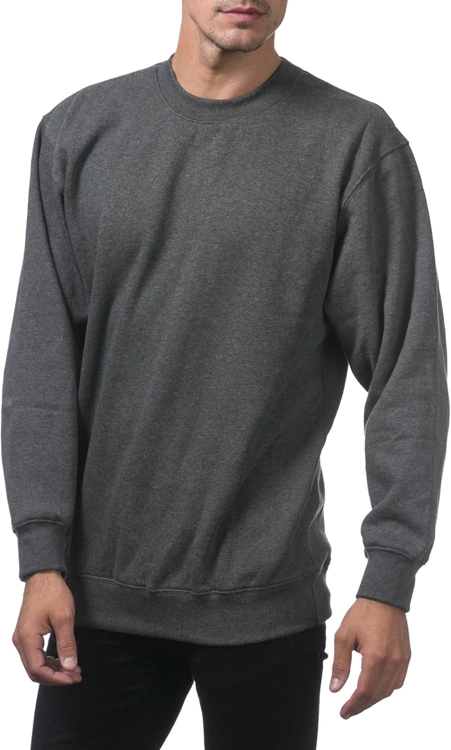 Pro Club Men's Heavyweight 13oz Crew Neck Fleece Pullover Sweatshirt - Image 4