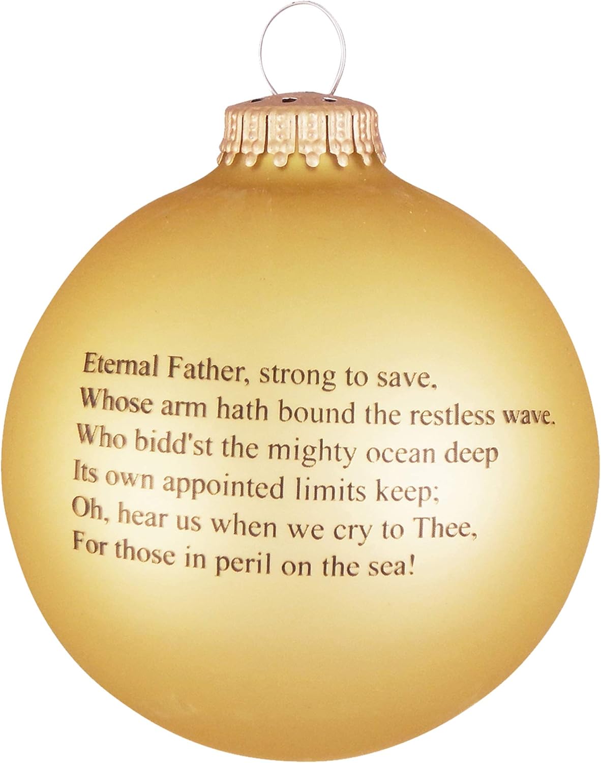 Christmas by Krebs 3 1/4" (80mm) Made in The USA Designer Seamless Gold Velvet Military Patriotic Glass Christmas Ball Keepsake Ornament, Navy : Home & Kitchen