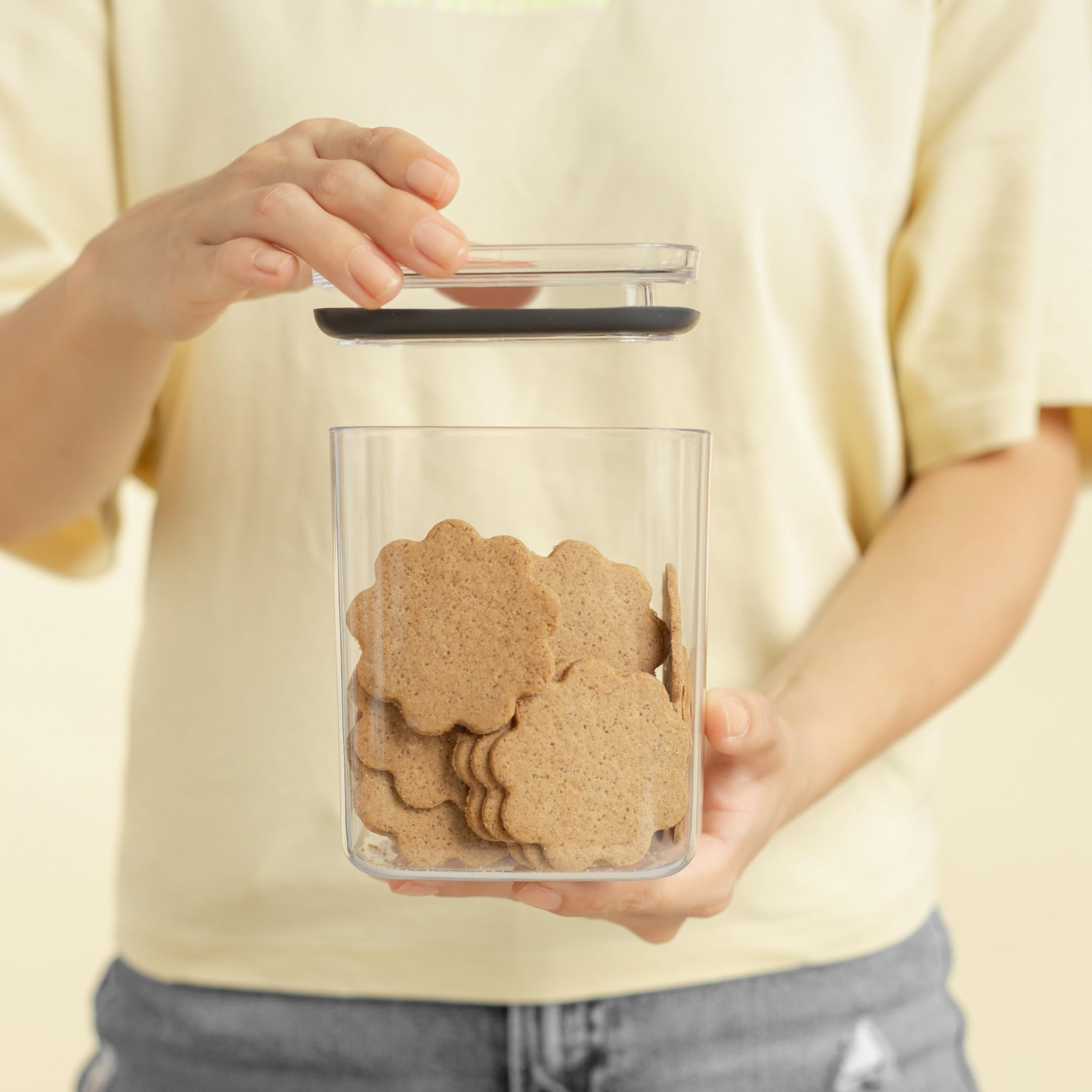 24-teiliges Vorratsdosen Set, Luftdicht, BPA-frei, Transparent, Größen: 700 ml, 1000 ml, 1400 ml, 2100 ml