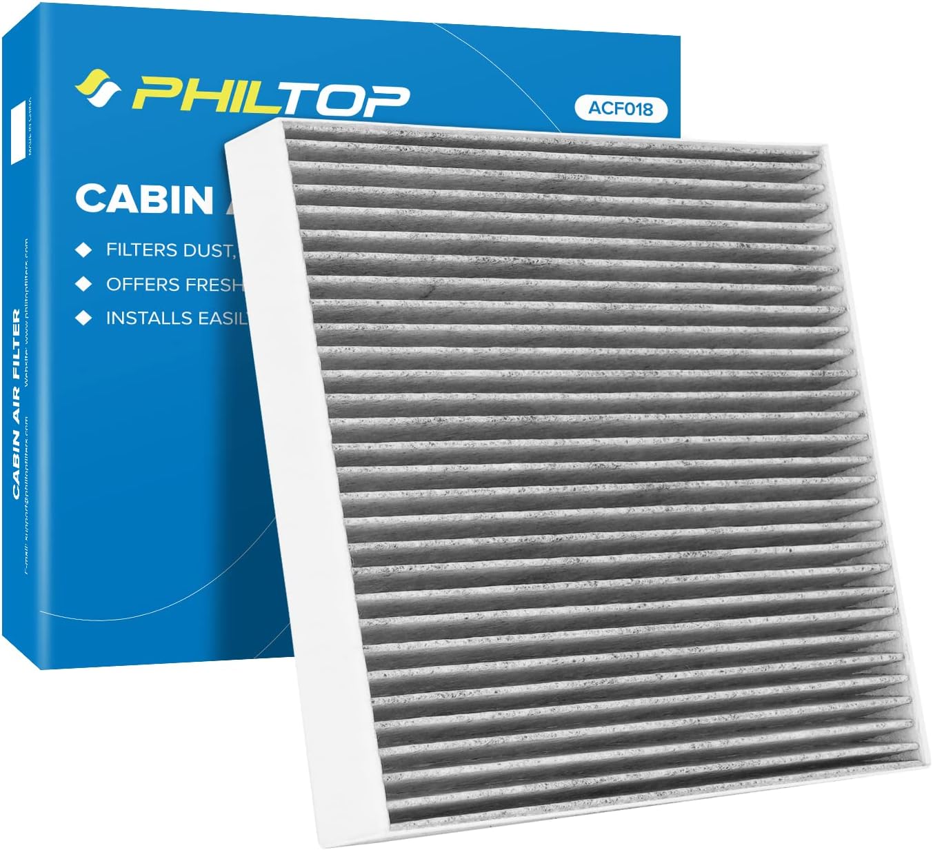 PHILTOP Cabin Air Filter, Replacement for CF11809 Silverado 1500 (20142018), Sierra