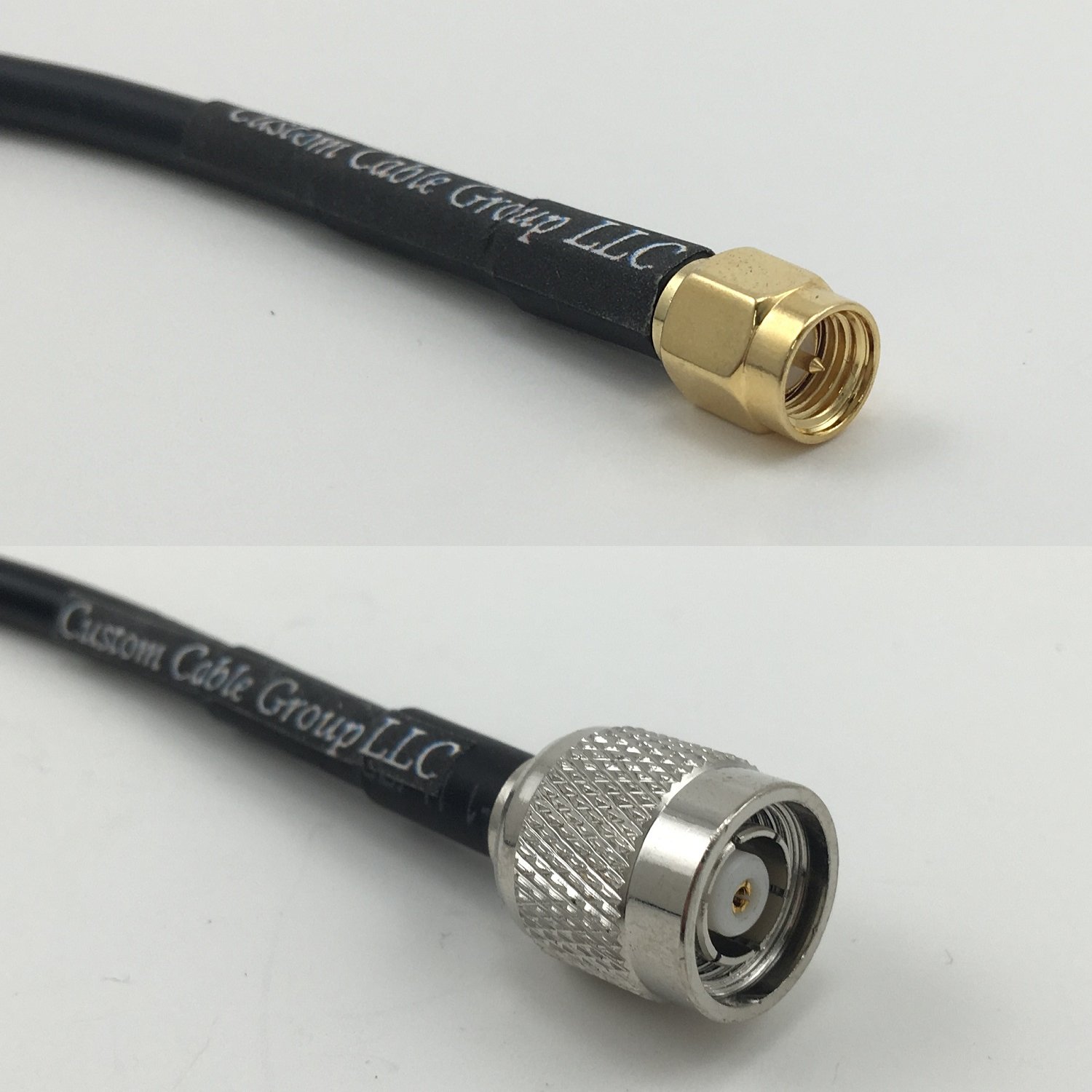 12 inch RGU178 SMA Male to RP-TNC Male Pigtail Jumper RF coaxial Cable 50ohm Quick USA Shipping