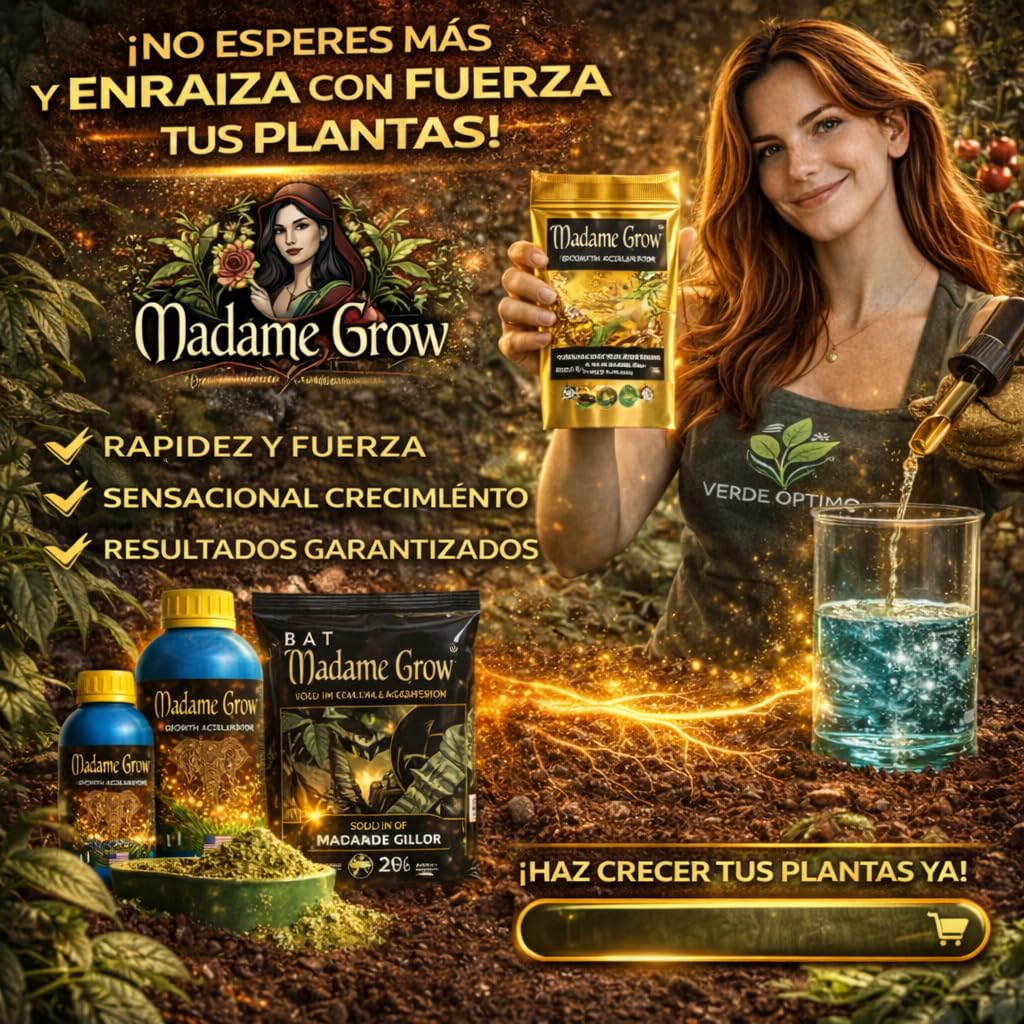 MADAME GROW Knospen Vergrößerer Marihuana - Blühdünger Marihuana - Knospenbooster Marihuana - Blühfutter Marihuana - Dünger Marihuana - Flüssig - Aufdicken (THRYCHO100g)