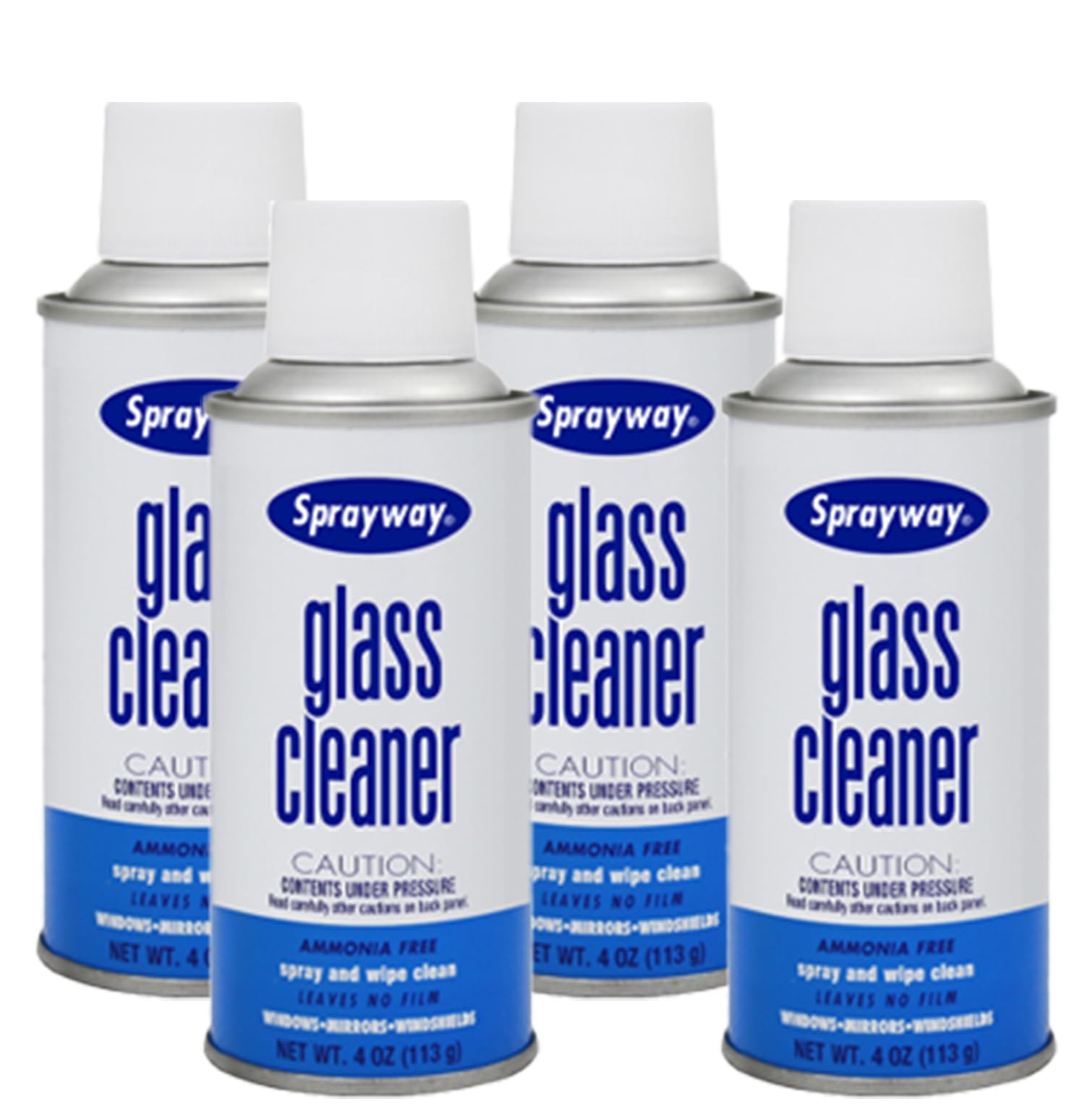 Sprayway Glass Cleaner 4OZ (4 Packs)