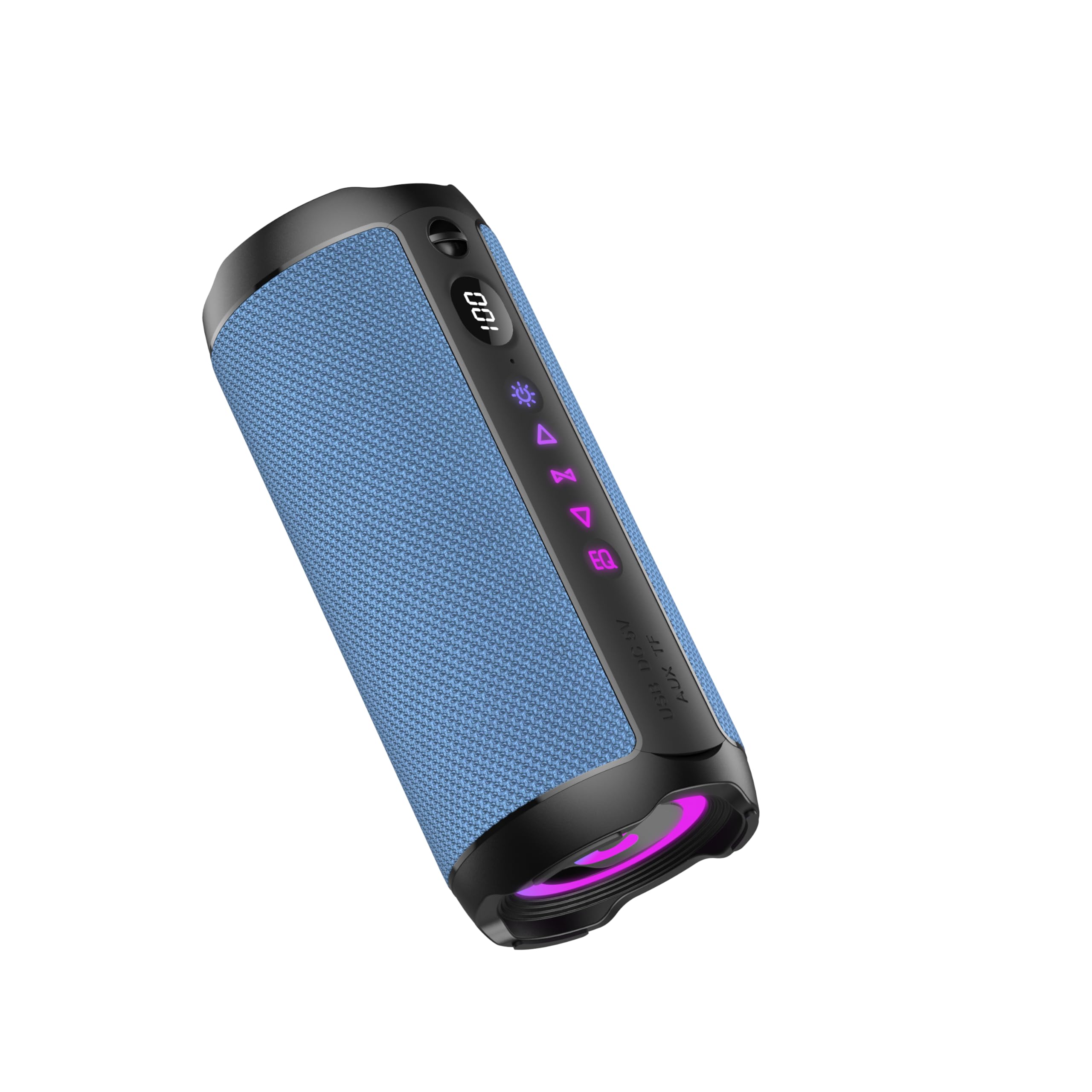 Altavoz Bluetooth Portátil 25W, Potente Altavoz Bluetooth, Altavoces Graves Duales, 25H Reproducción, IPX7, RGB, Emparejamiento TWS, AUX, TF, USB, Ideal Para Actividades Aire Libre, Fiestas,Viajes.