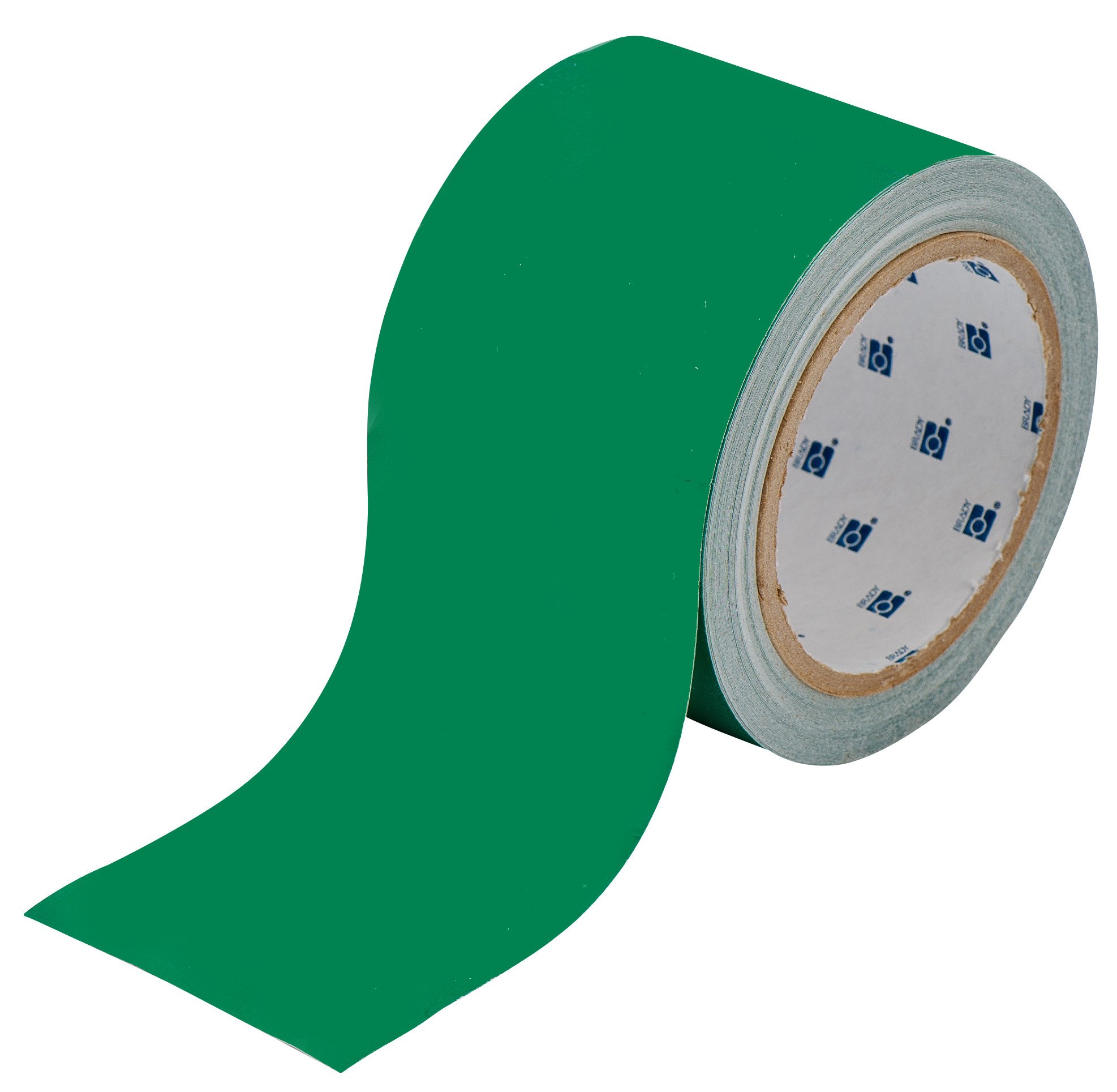 Brady ToughStripe Floor Marking Tape – Nonabrasive Diagonal Stripes, Black & Yellow, 3" Wide X 100' Long – Heavy-Duty For Warehouses & Factories