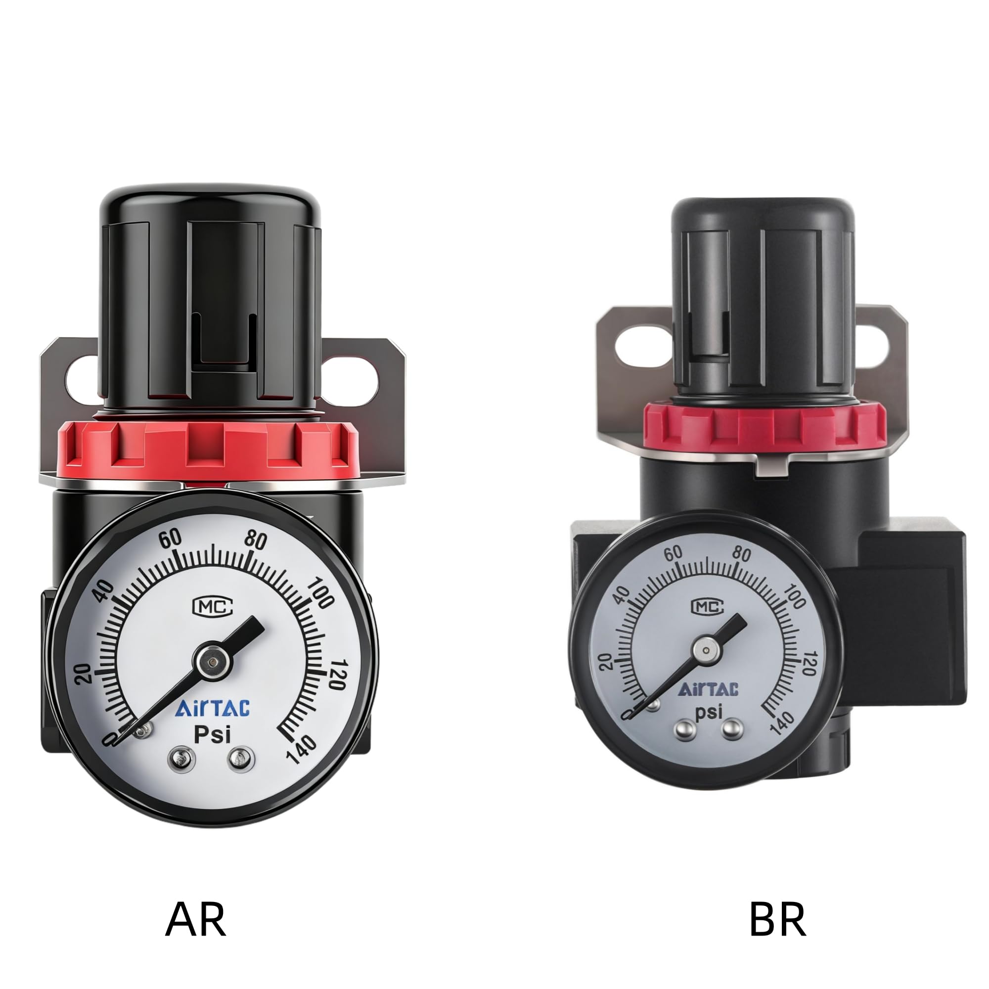Airtac AR2000-C Regulator - 0-140 PSI -5