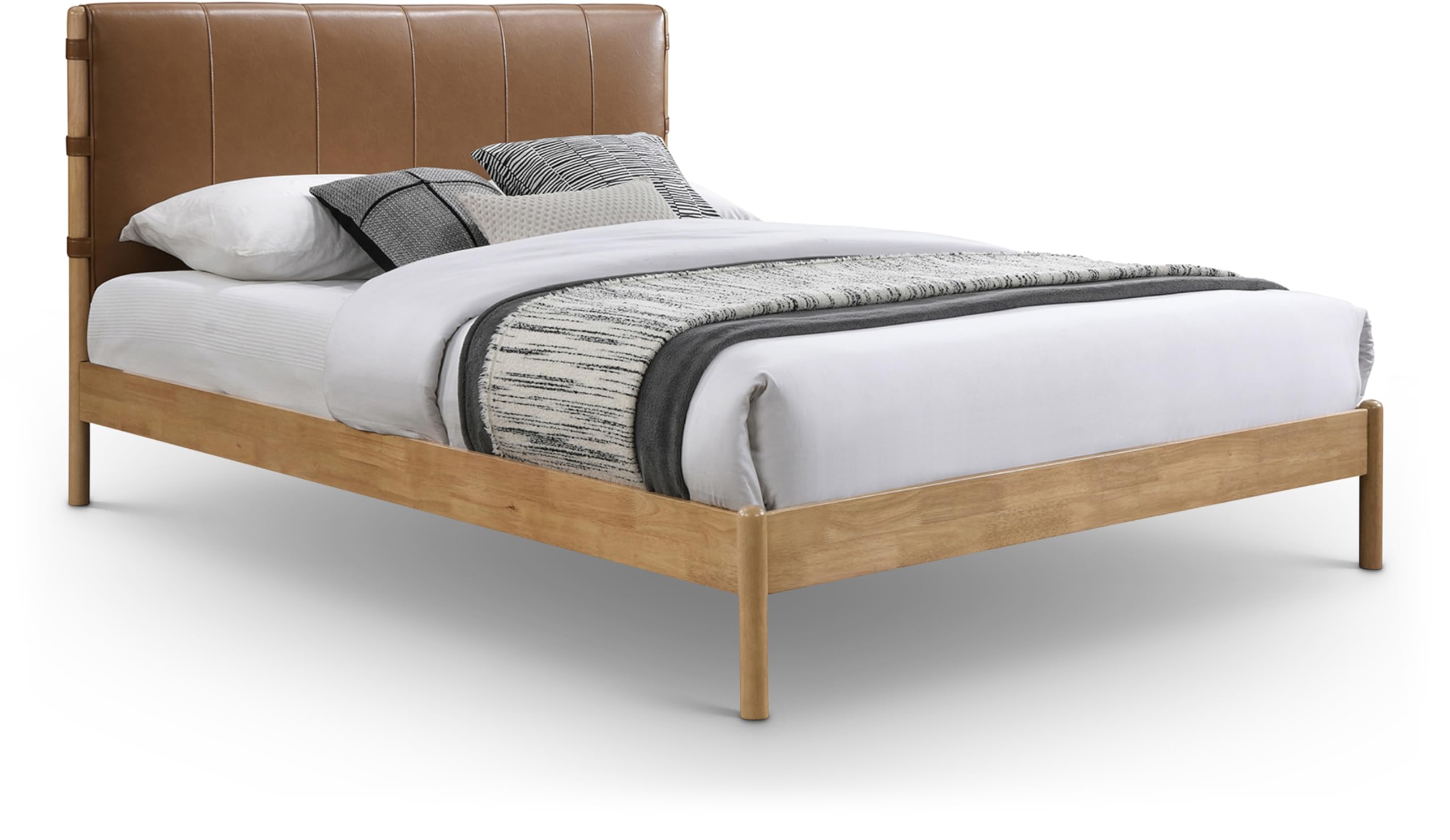 Amazon.com: Meridian Furniture AsherCognac-Q Asher Collection Mid