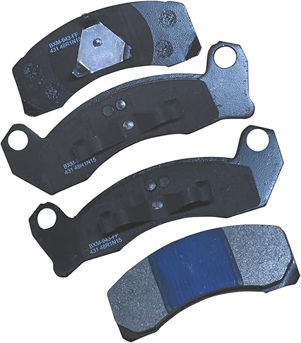 Vista 166 de Bendix Premium SBM8 - Pastillas de freno semimetálicas Premium para modelos seleccionados Buick Special, Camaro, Corvette, Phaeton, Olds F85, Vista