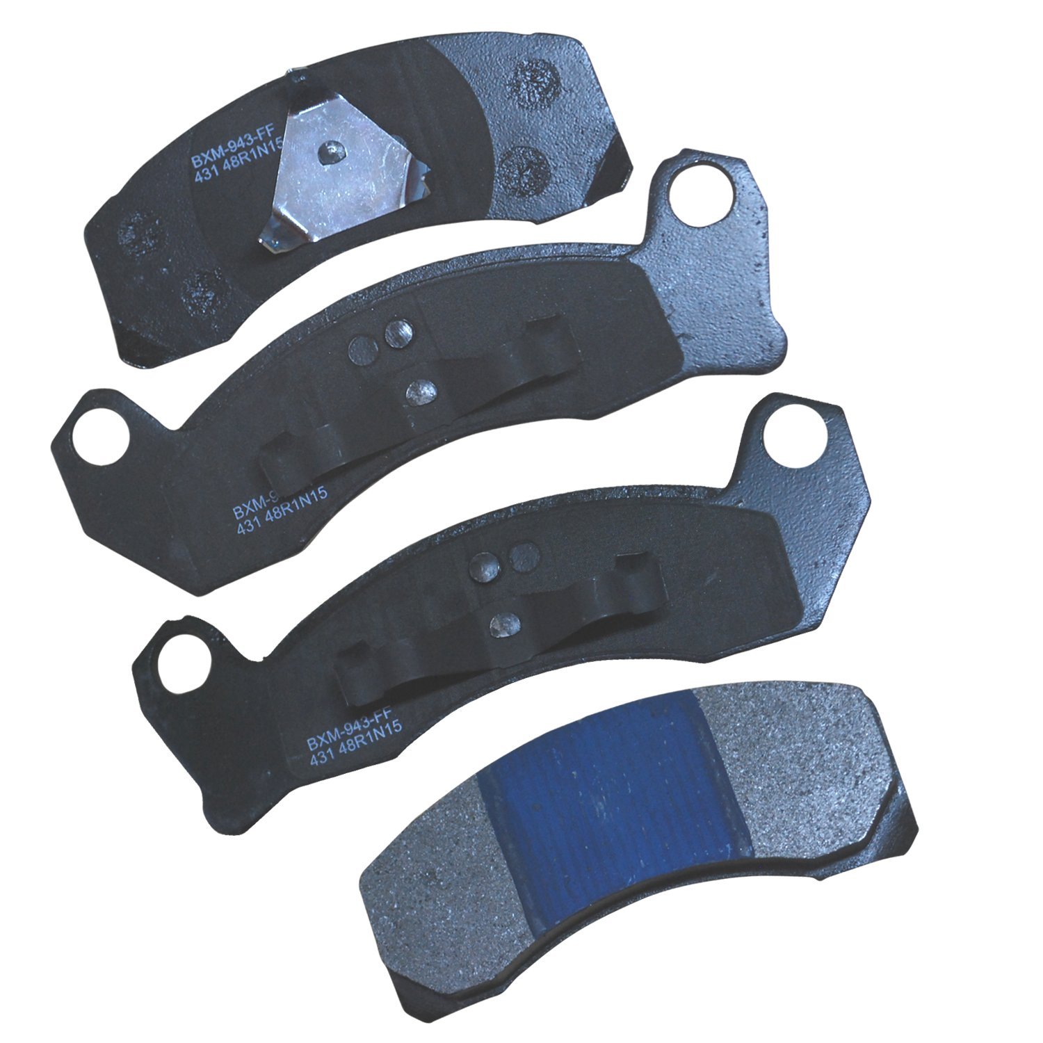 Bendix Premium SBM431 Semi-Metallic Front Brake Pads for Ford Mustang 1993-1987, Thunderbird 1988-1985, Mercury Cougar 1986-1985
