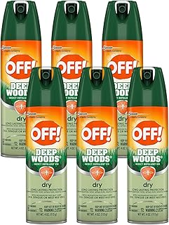 OFF! Deep Woods Sportsman Insect Repellent, 4 Oz (Pack of 6)