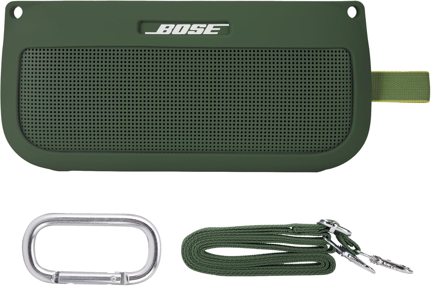 Soft Silicone Case Replacement for Bose SoundLink Flex Bluetooth Portable Speaker (Silicone Case, Cypress Green Case)