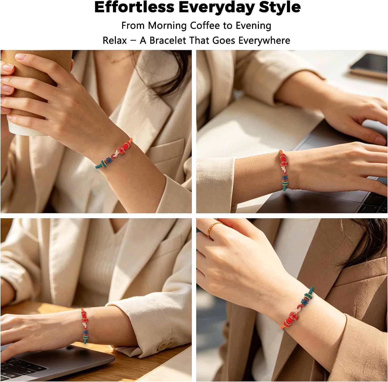 Adjustable Tibetan Qiankun Bagua Knot Nylon Bracelet, Braided Lucky Colorful String Bracelet for Women and Men, Handmade Feng Shui Cord Bracelet for Protection, Balance, Calm, Fortune Amulet Wrist Bracelet for Meditation, Yoga, Unisex Buddhist Energy Jewelry Gift for Him or Her, Everyday Wear, Gift-Ready Packaging