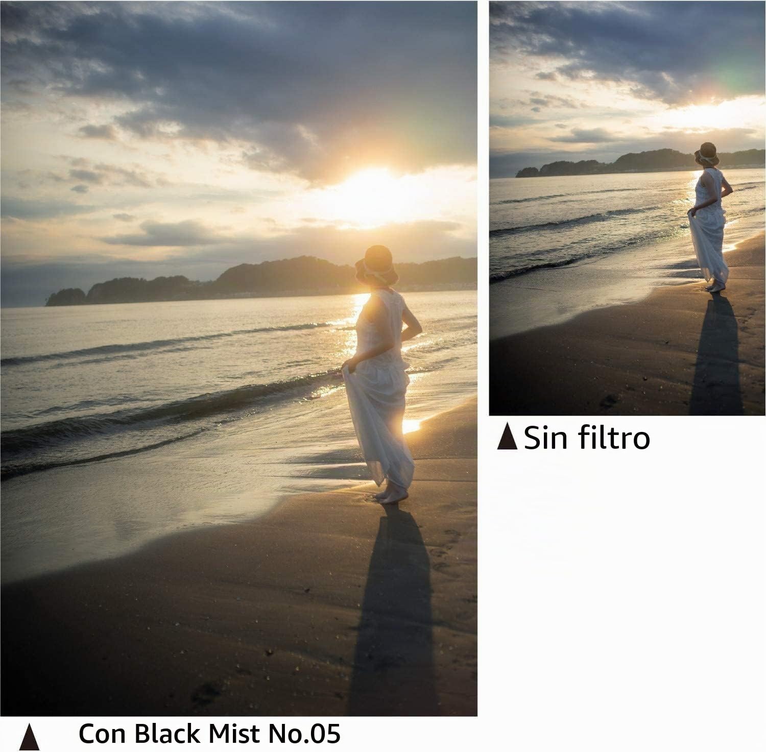 Kenko Filtros de Efectos Suaves Black Mist N°05 ø49mm, para Ajustar el Contraste y la dirección cinematográfica, Hecho en Japón