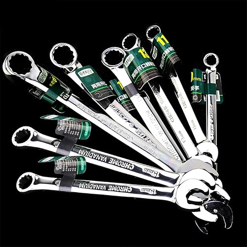 Miniatura 6 de LAOA Llave de trinquete de extremo abierto, llave de trinquete de engranaje flexible, herramienta de mano multiusos para ahorrar trabajo, 0.472 in