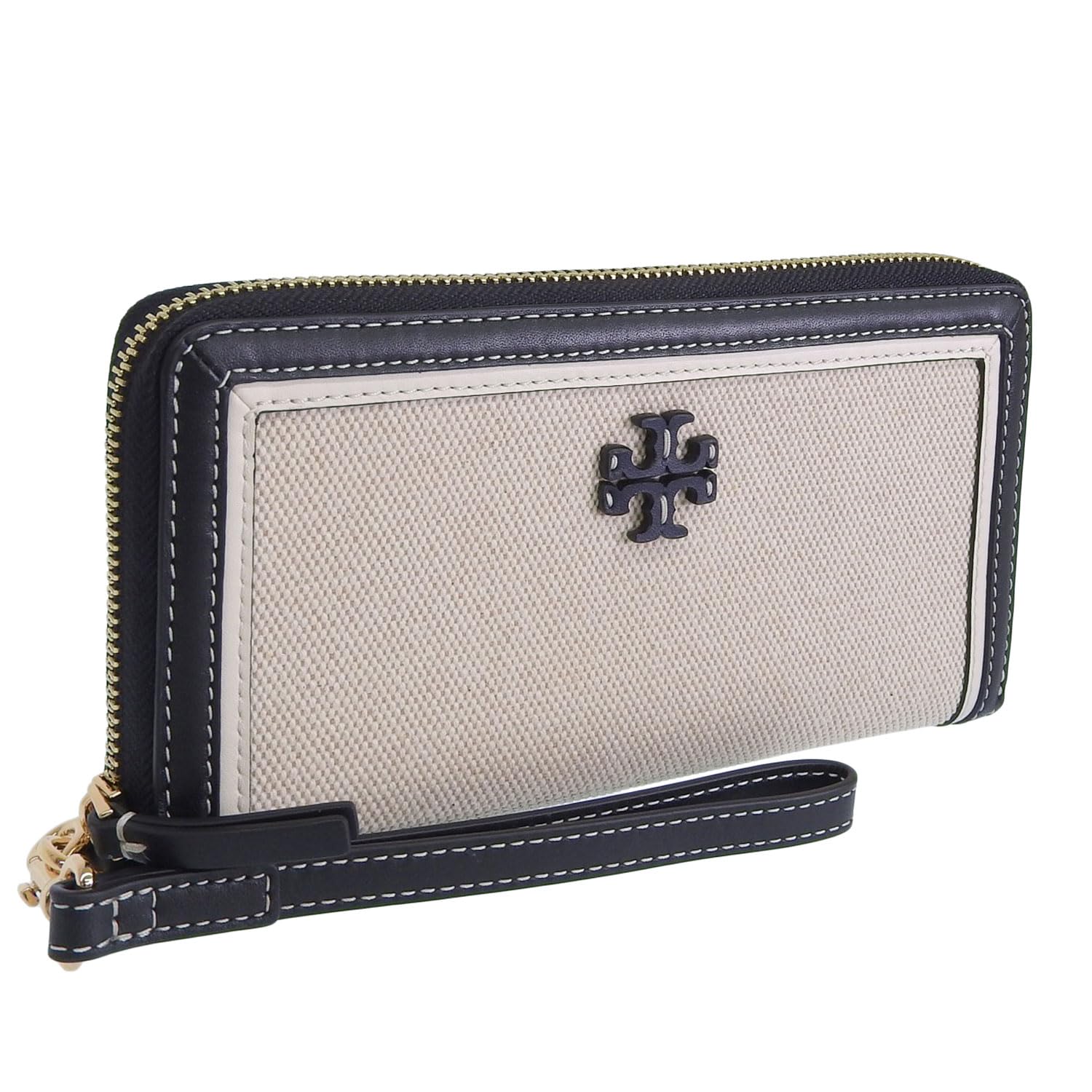 トリーバーチ 財布 長財布 TORY BURCH エマーソン キャンバス ジップ コンチネンタル ウォレット 162971 0225 960 (ナチュラル系×ブラック) アウトレット レディース Amazon | [トリーバーチ] 財布 レディース 長財布 アウトレット