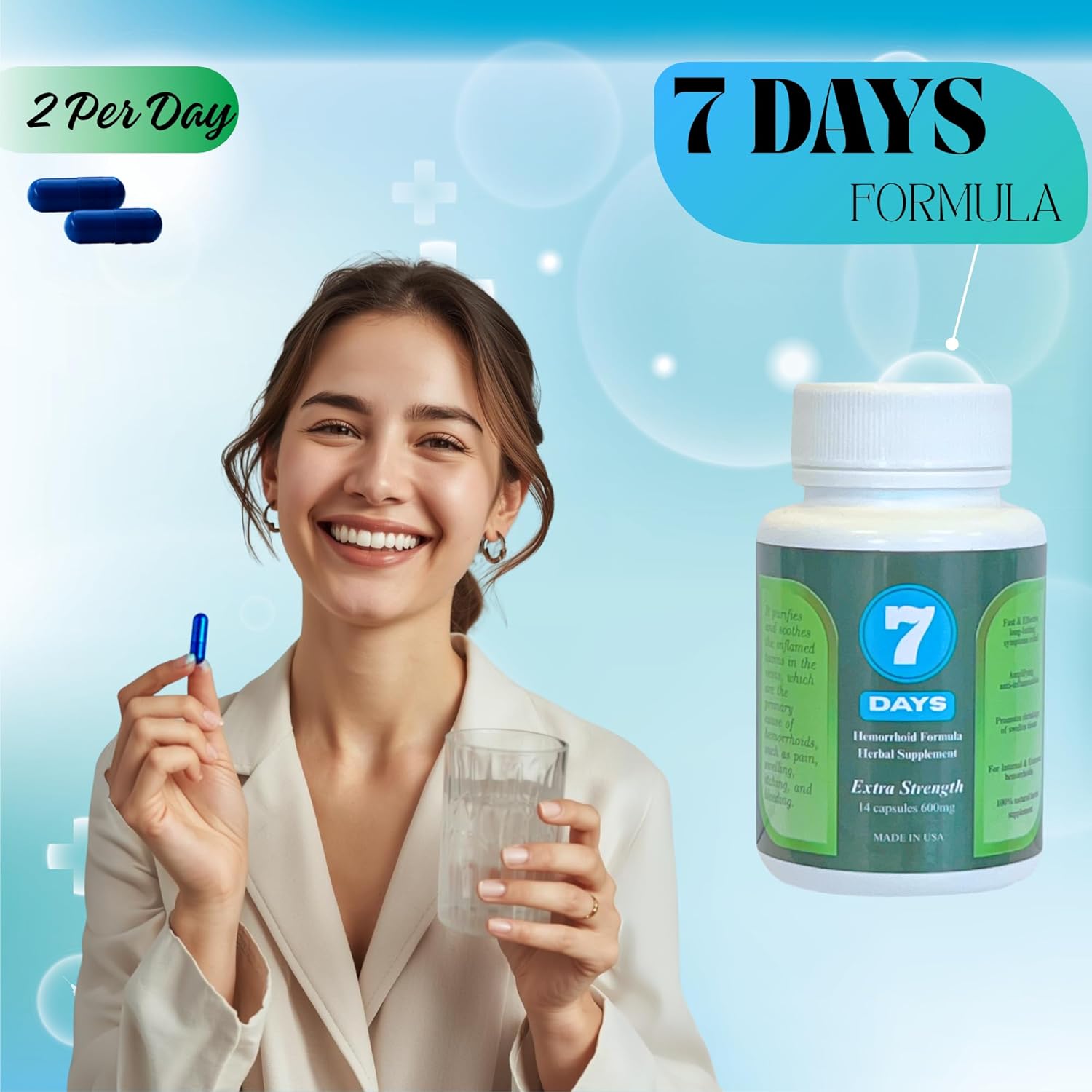 7 Days Hemorrhoid Herbal Supplement