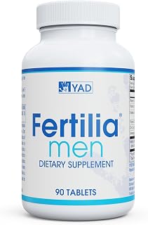 Men – Men’s Fertility Support - Pre-Conception Supplement with L-Carnitine, Zinc & Antioxidants – Non-GMO, Gluten-Free, Dairy-Free - 90 Tablets, 3 Month Supply