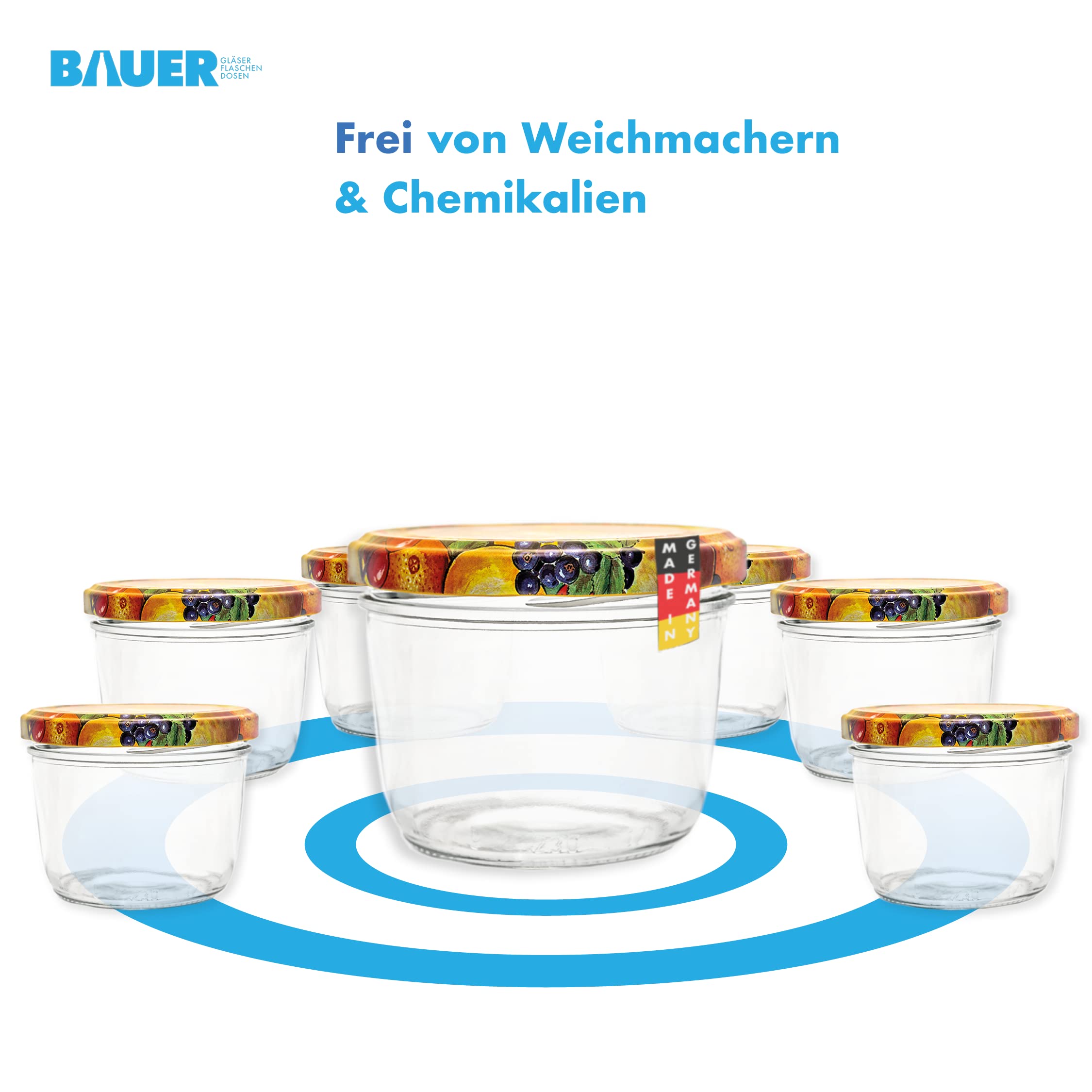 Flaschenbauer - Lot De 12 Pots à Confiture - 275 Ml - TO 66