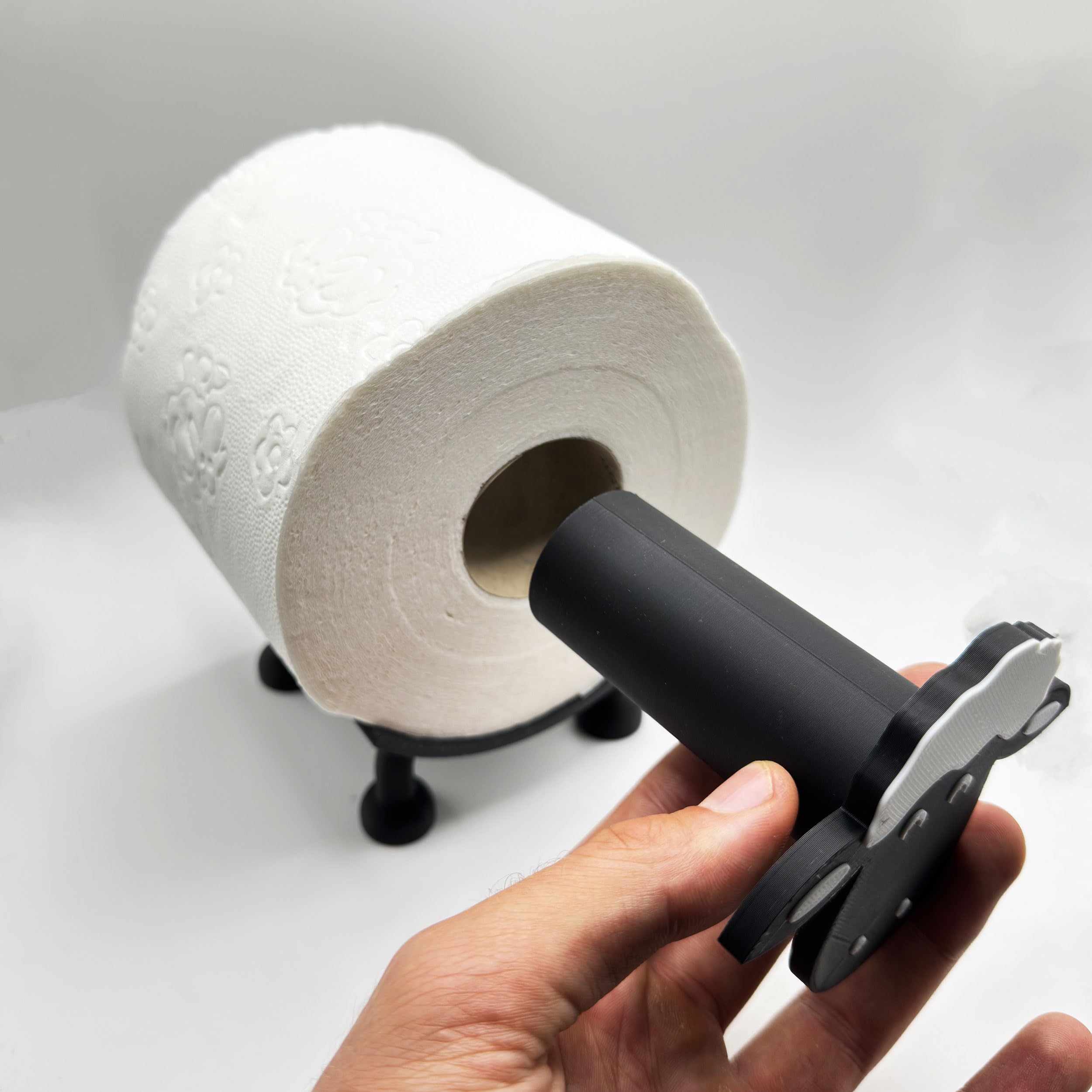 Piantana Portasalviette Felix GEDY - Acciaio Inox Cromato, 77,8x20x39,2cm Per Bagno Moderno - Foto 3