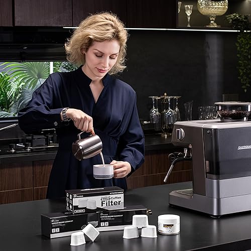 Miniatura 6 de Paquete de 12 filtros de agua de carbón compatibles con máquinas Breville BWF100, repuesto de filtro de agua Breville Espresso