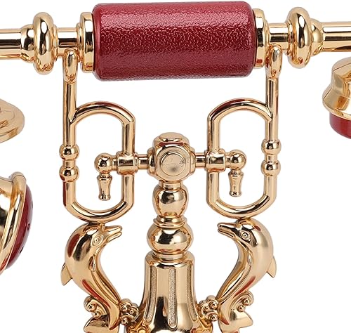 Miniatura 9 de Diydeg YF020-3 - Reloj de teléfono retro, reloj despertador vintage con números grandes, hora precisa, funciona con pilas, antiguo diseño de