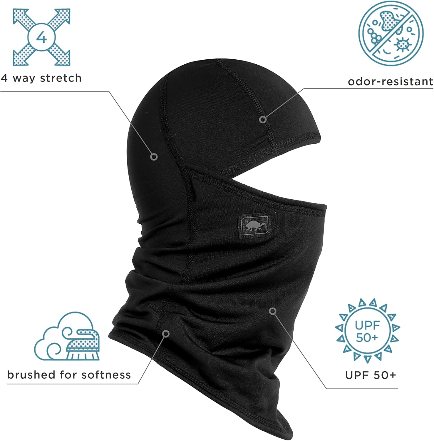 Turtle Fur Quantum Balaclava Face Mask Comfort Shell Hood Neck Warmer - Image 3