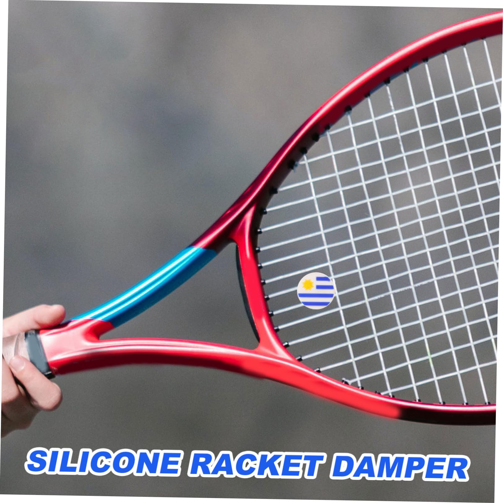 ibasenice Ammortizzatore per Racchetta da Tennis Smorzatore Assorbitori Racchette Racconcette da Tennis Ammortizzatore da Tennis Gel di Silice
