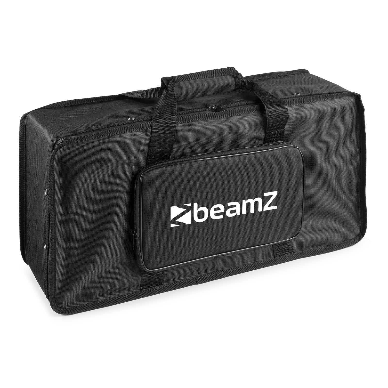 BeamZ AC420 Valise Souple pour 8 Projecteurs par LED RGBW BBP44 - Noir, Pratique et Résistante, 8 Compartiments Individuels pour Une Meilleure Protection, Idéal pour Le Transport de Vos Projecteurs