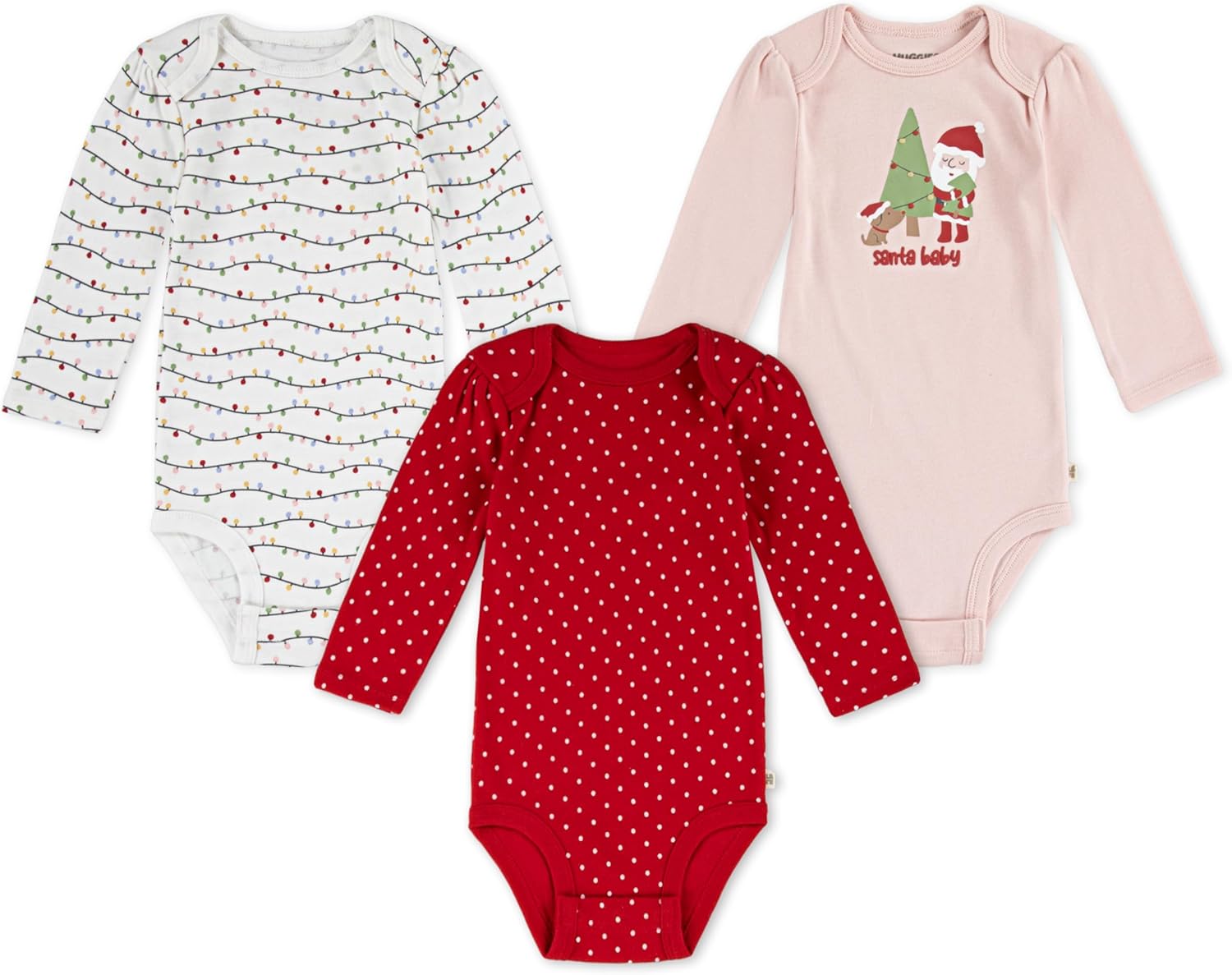 HUGGIES Baby 3-pack Long Sleeve Bodysuit