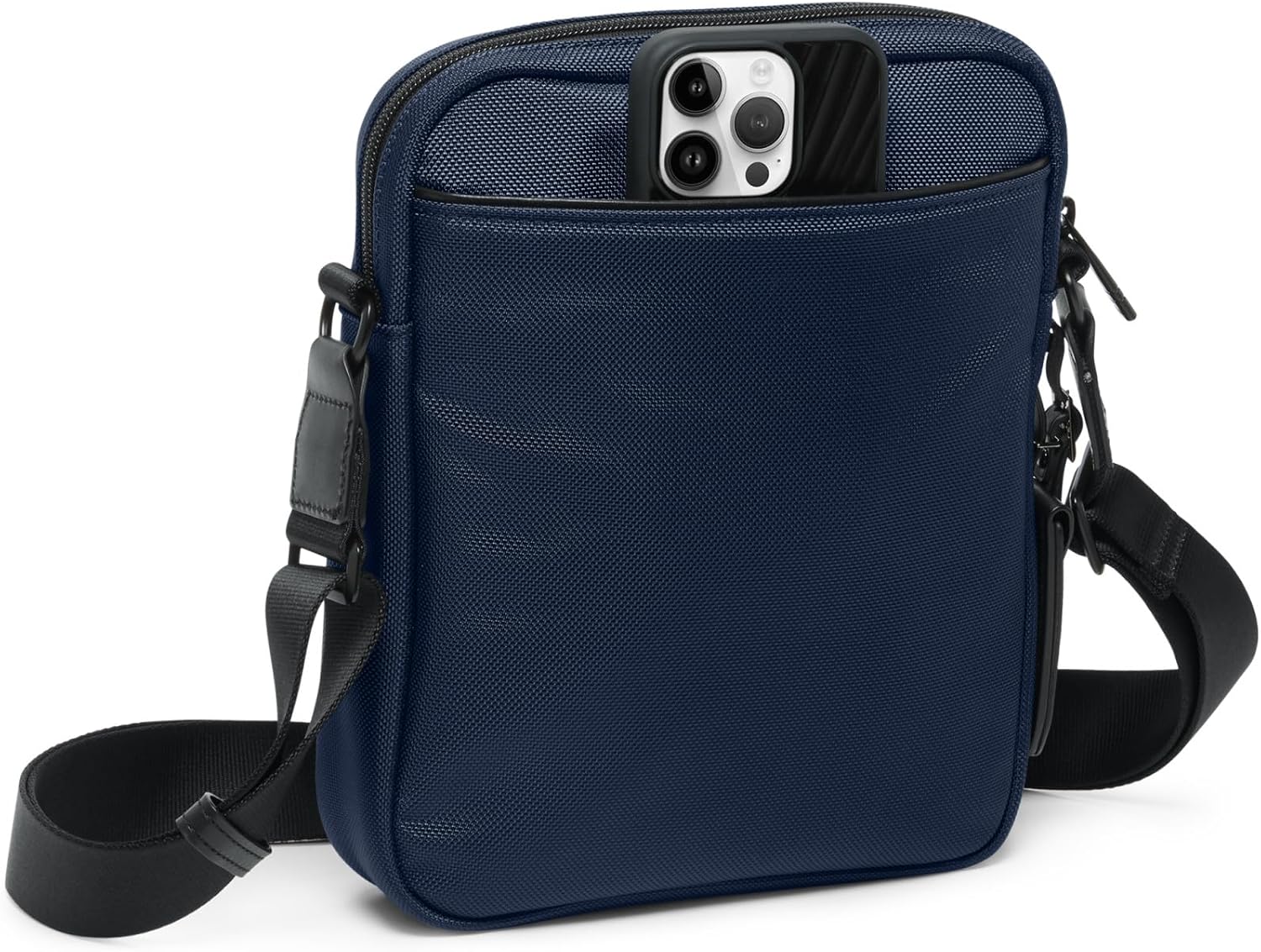 TUMI - Alpha Medium Crossbody - Men's Sleek Everyday Essentials Bag - Ballistic Nylon - Navy