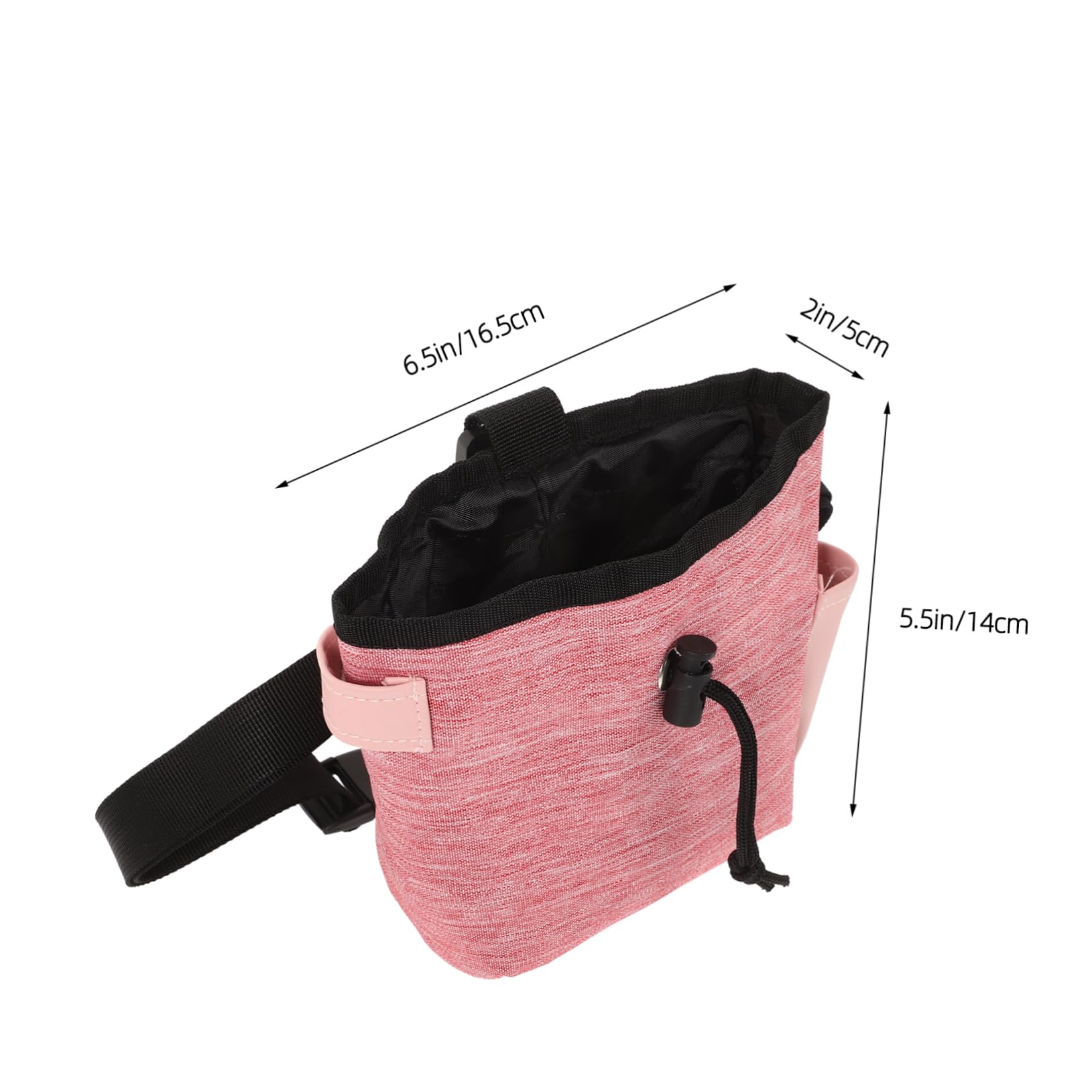 HANABASS 3piezas Bolsa De Adiestramiento para Riñonera Portátil para Snacks y Conveniente para Paseos Compartimentos para Desechos y Accesorios