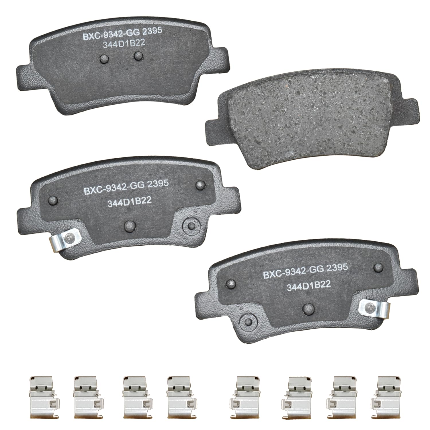 Bendix Premium SBC2395 Ceramic Rear Brake Pads for Hyundai Elantra 2024-2021, Elantra N 2022