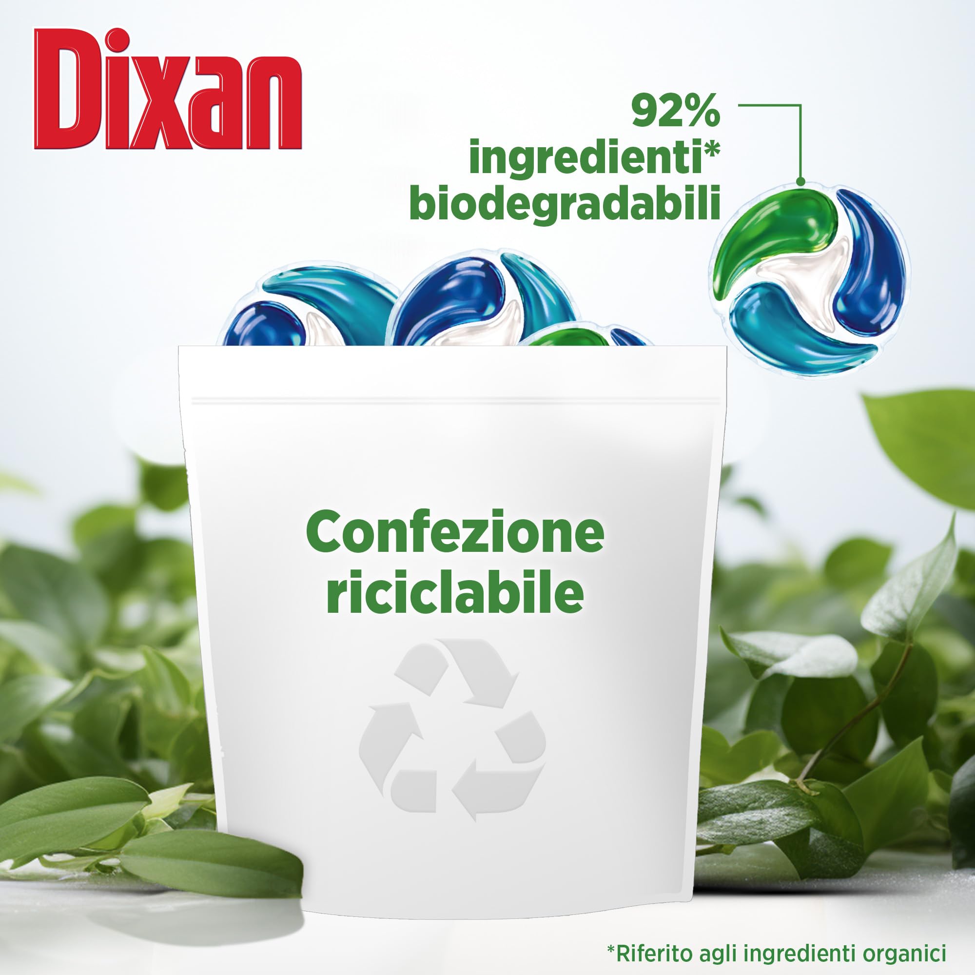 Dixan DISCS 4in1 Classico Detersivo Lavatrice, 4 confezioni da 40 Lavaggi, Capsule lavatrice per una pulizia profonda del bucato e freschezza igienica per lavatrice, Rimuove le macchie da 20°C