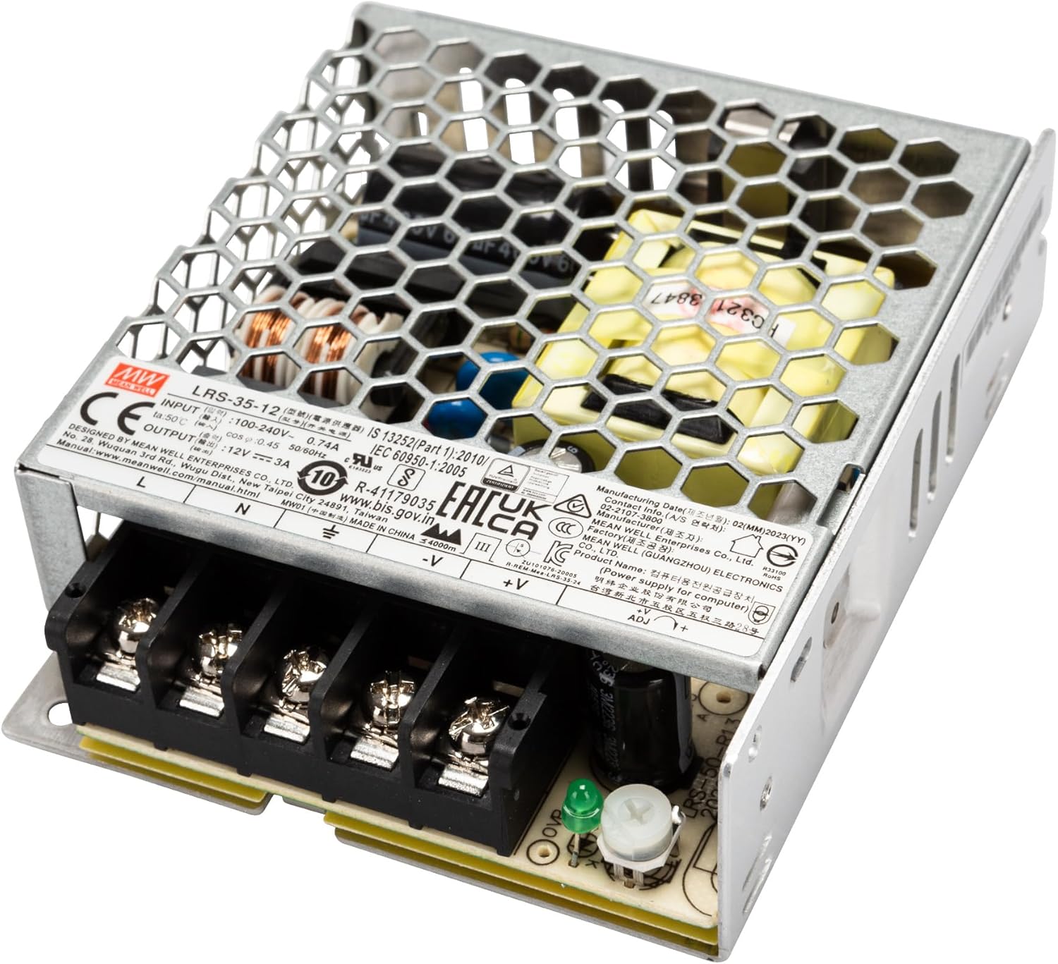 Meanwell LRS-35-12 36W 12V 3A Strip LED AC/DC LED Power Supply Driver