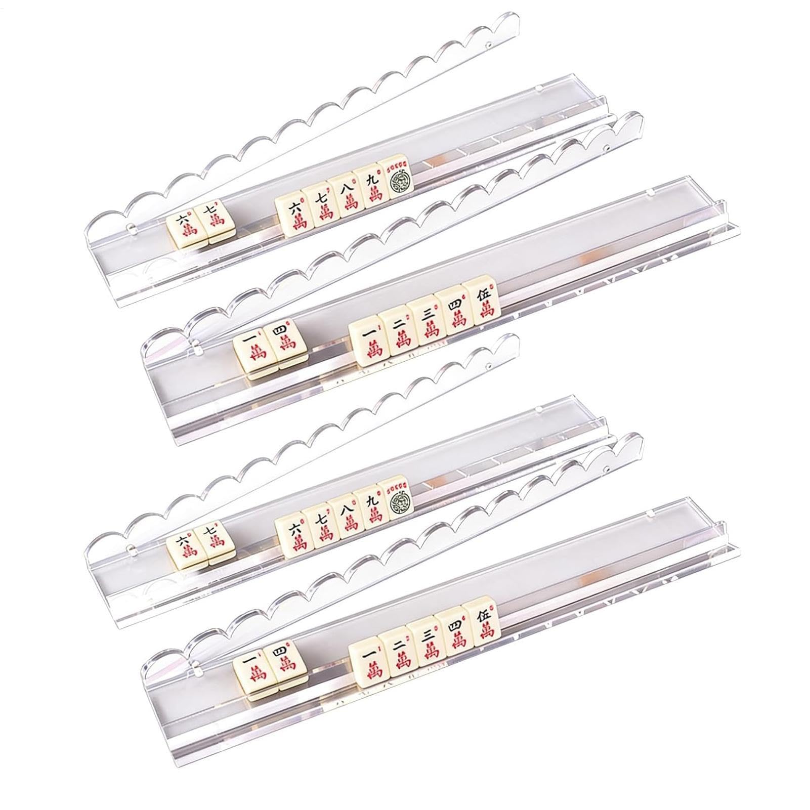 Spingitori e Supporti per Mahjong In Acrilico Trasparente Magnetico Da 50,8
