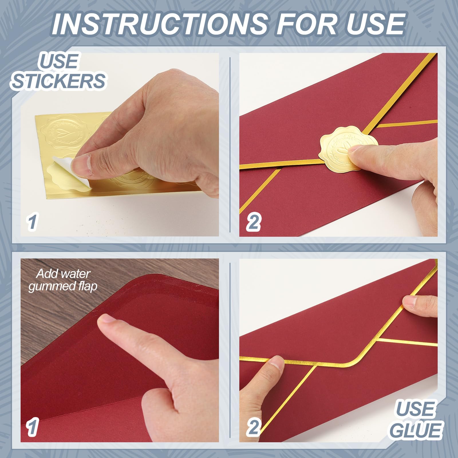 PATIKIL #10 150GSM Pretty Business Mailing Envelopes - Image 4