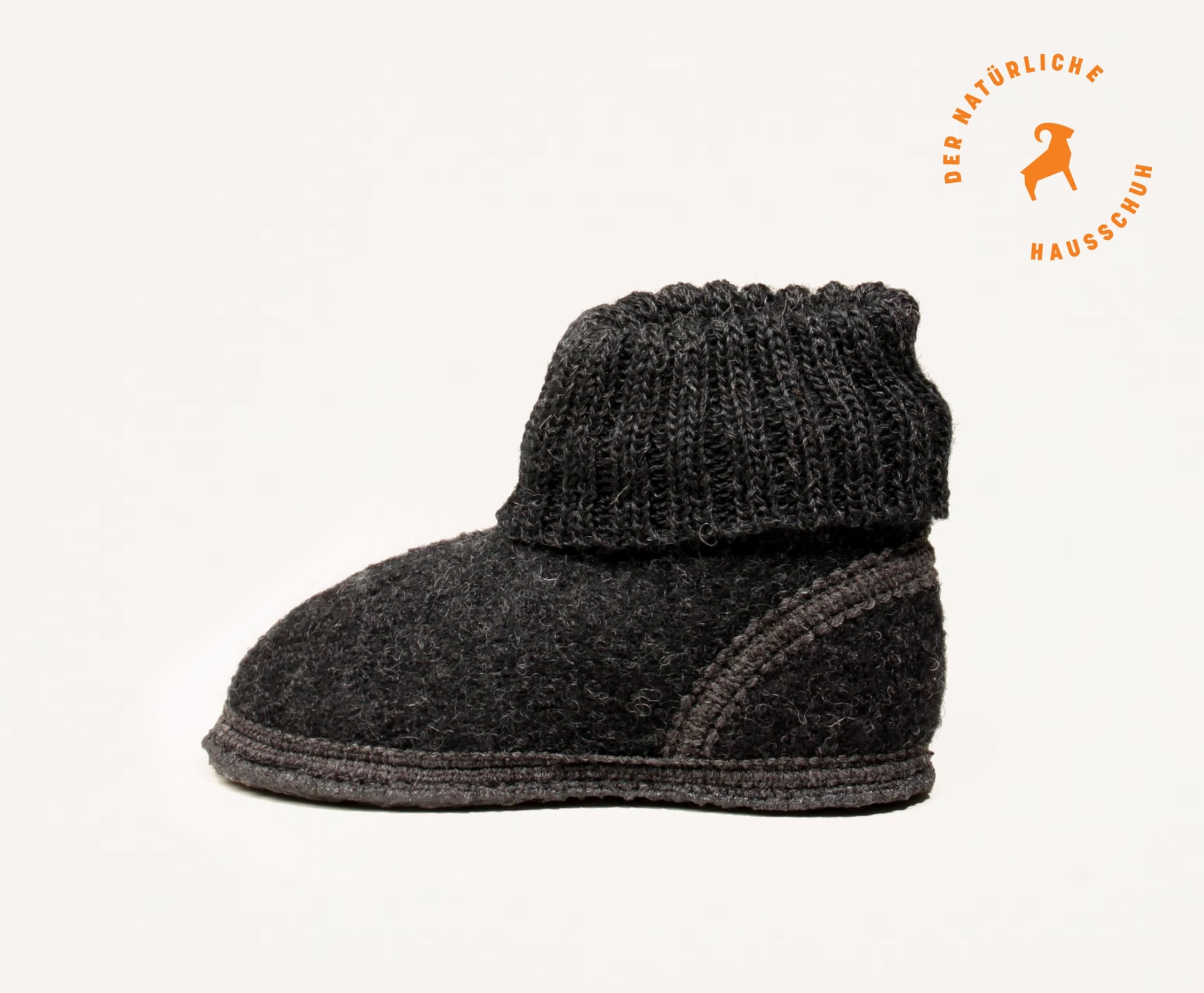 Zapatillas de casa Ötz Kids – Zapatillas altas para niños | De pura lana Schur – Suela antideslizante de fieltro – Perfecto para la guardería