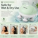 NIROGIN Electric Scalp Massager for Hair Growth | Head Massager Vibrating Machine | Scalp Massager Brush for Deep Head Massage & Stress Relief | Hair Massager for Scalp Massage | Rechargeable (Green) gallery image