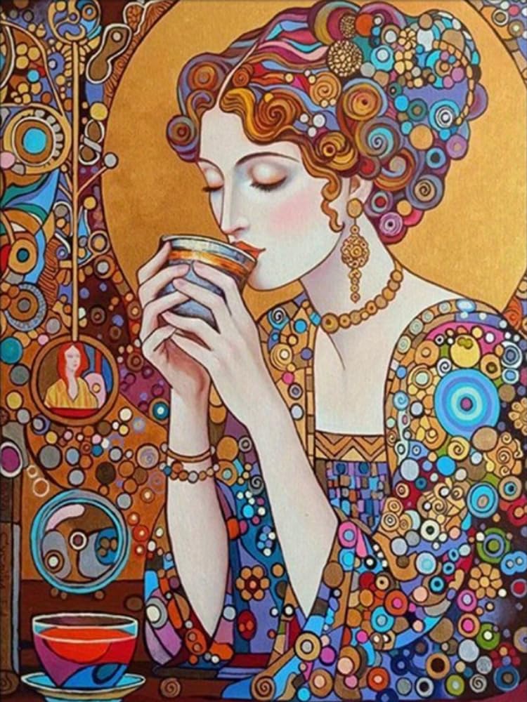 COKYIS Cross Stitch Kits for Adults Stamped 11CT Printed Cross Stitch Kit Princess Counted Embroidery Kits for Beginner Wall Art Home Decoration 40x50cm