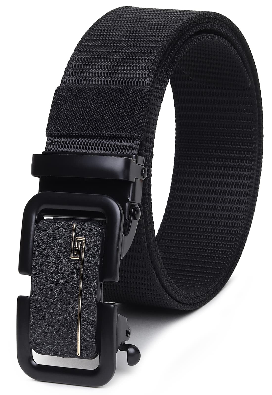 Men's & Women's Nylon Canvas Strap With Automatic/Push Lock Metal buckle belt-image-37