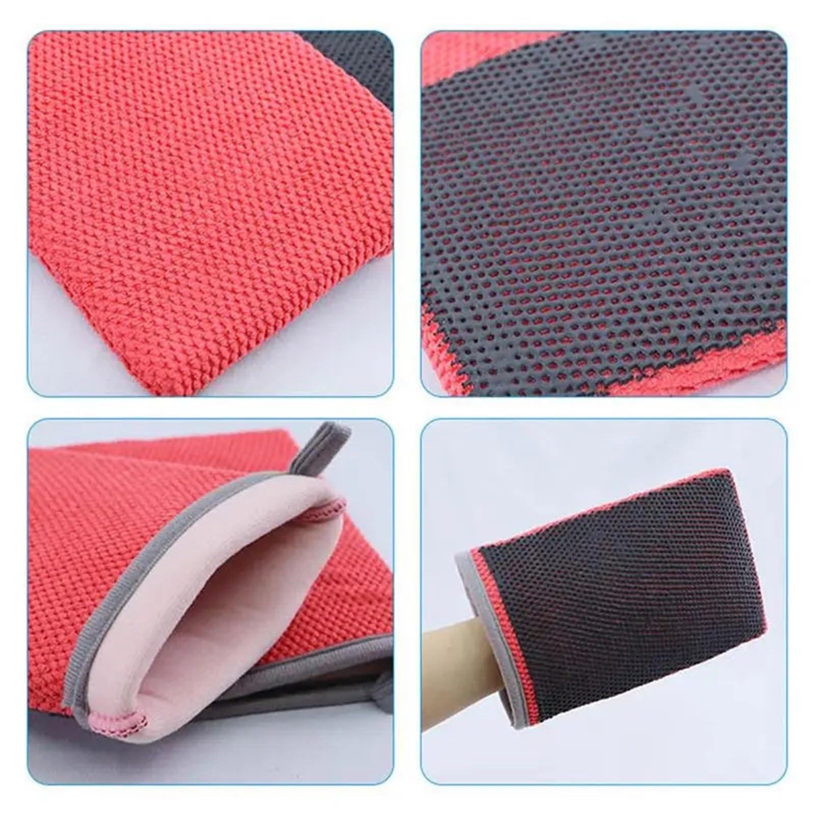 Tonhandschuh for Autopflege-Handschuhe, Kratzfrei, Schnelle Absorption, Weicher, Glatter Lappen, Entfernt