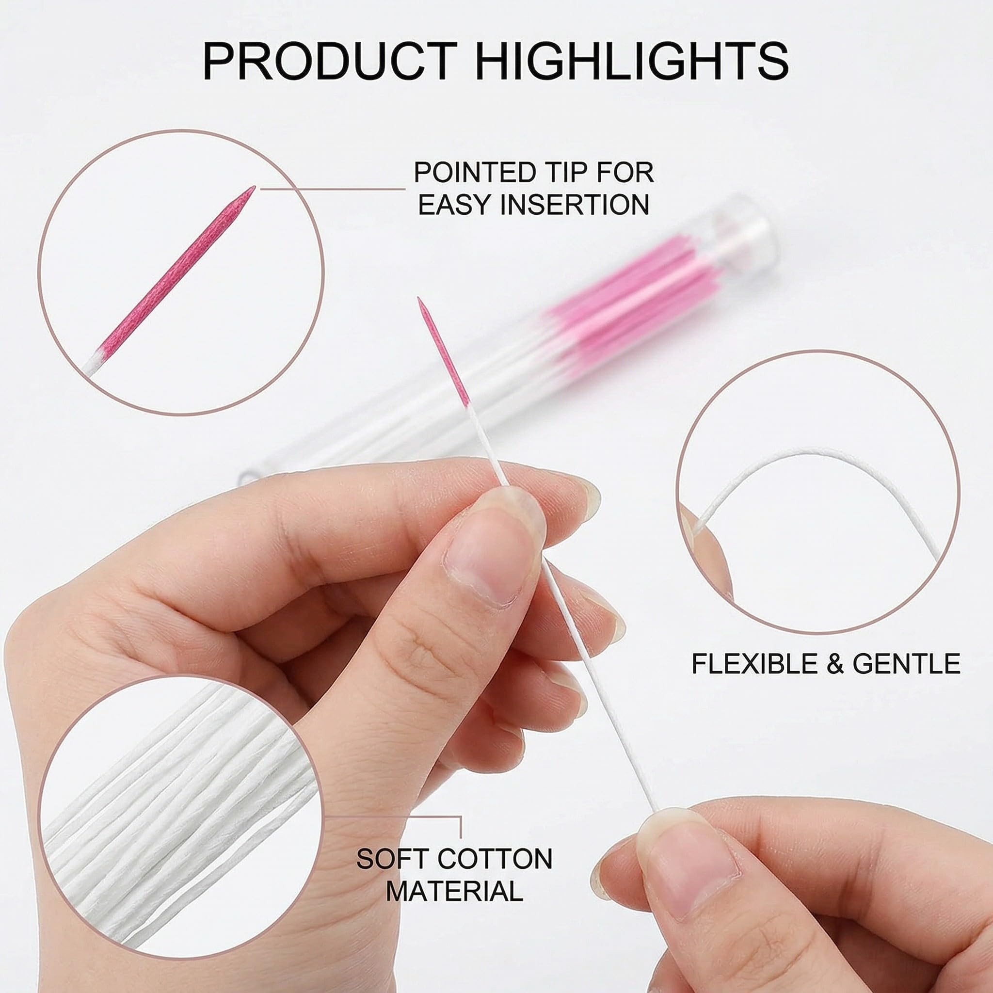 160 Pezzi Detergente per Fori per l'orecchio Linea di Pulizia per Piercing Cura del Piercing Linea di Pulizia per Piercing all'orecchio Detergente per Fori per Piercing Set