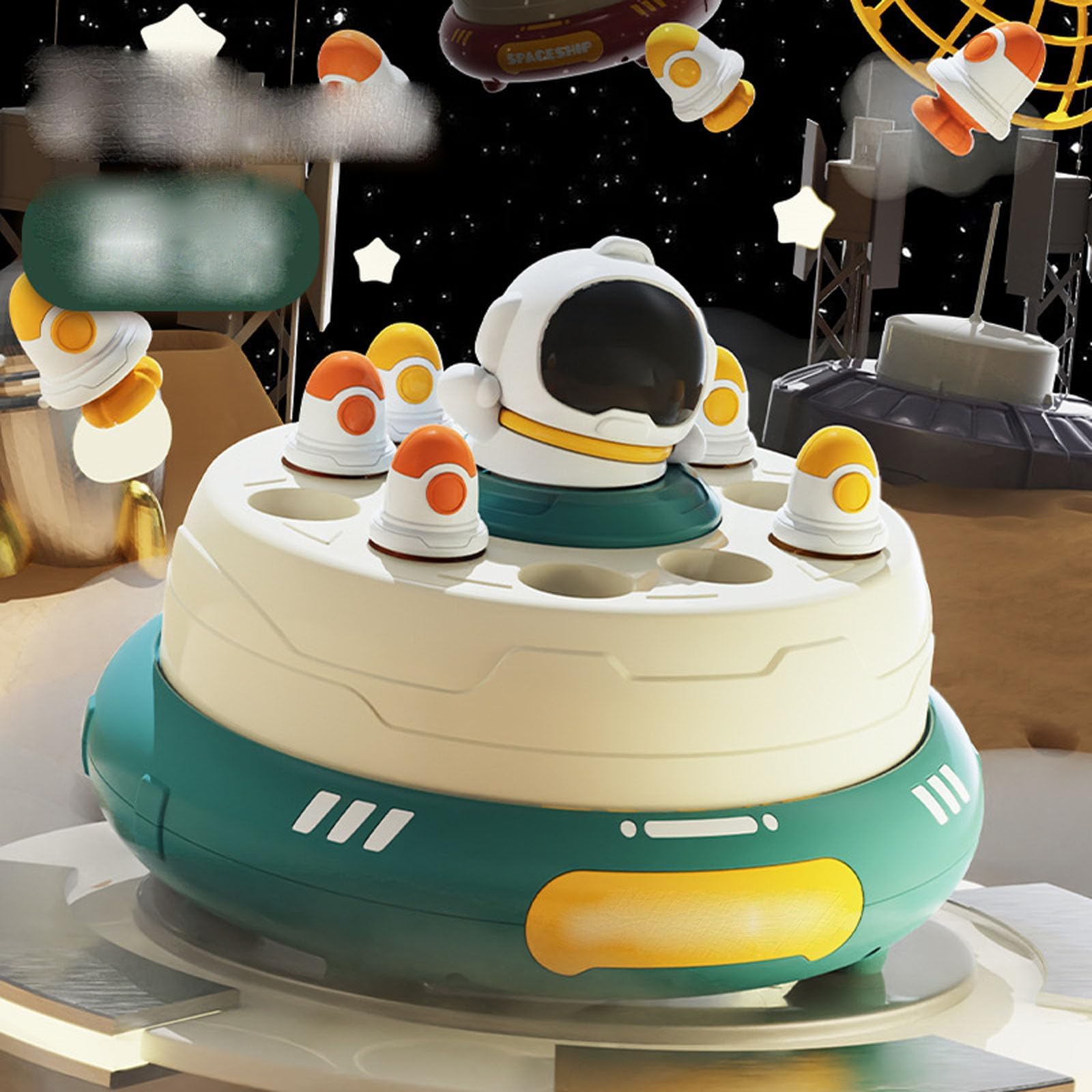 Rocket Game, Rocket Games for Kids, Astronaut Rocket Bounce, Astronaut Rocket Bounce Game, Toddler Board Games Bounce and Catch Rocket Toy, Astronaut and Rocket Bounce and Catch Toys